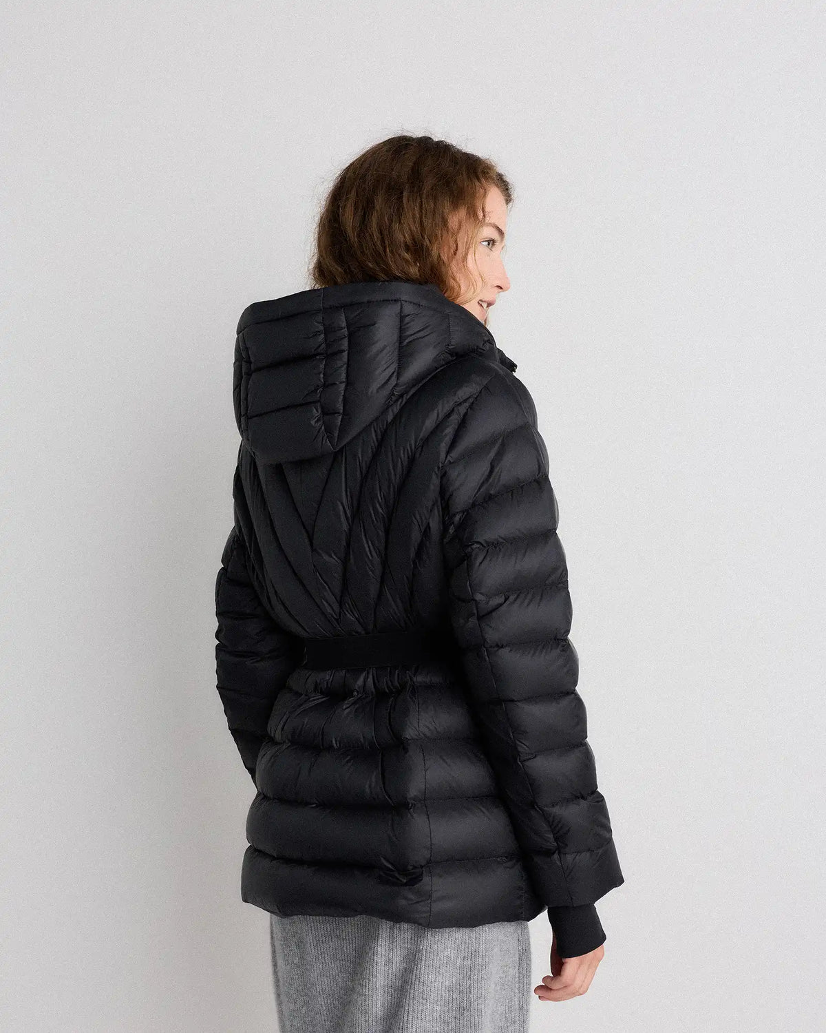 Responsible Down Belted Puffer Coat