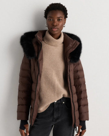 Responsible Down Belted Puffer Coat