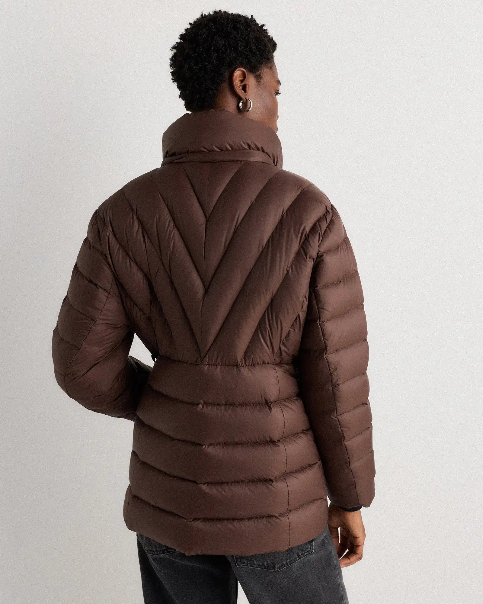 Responsible Down Belted Puffer Coat