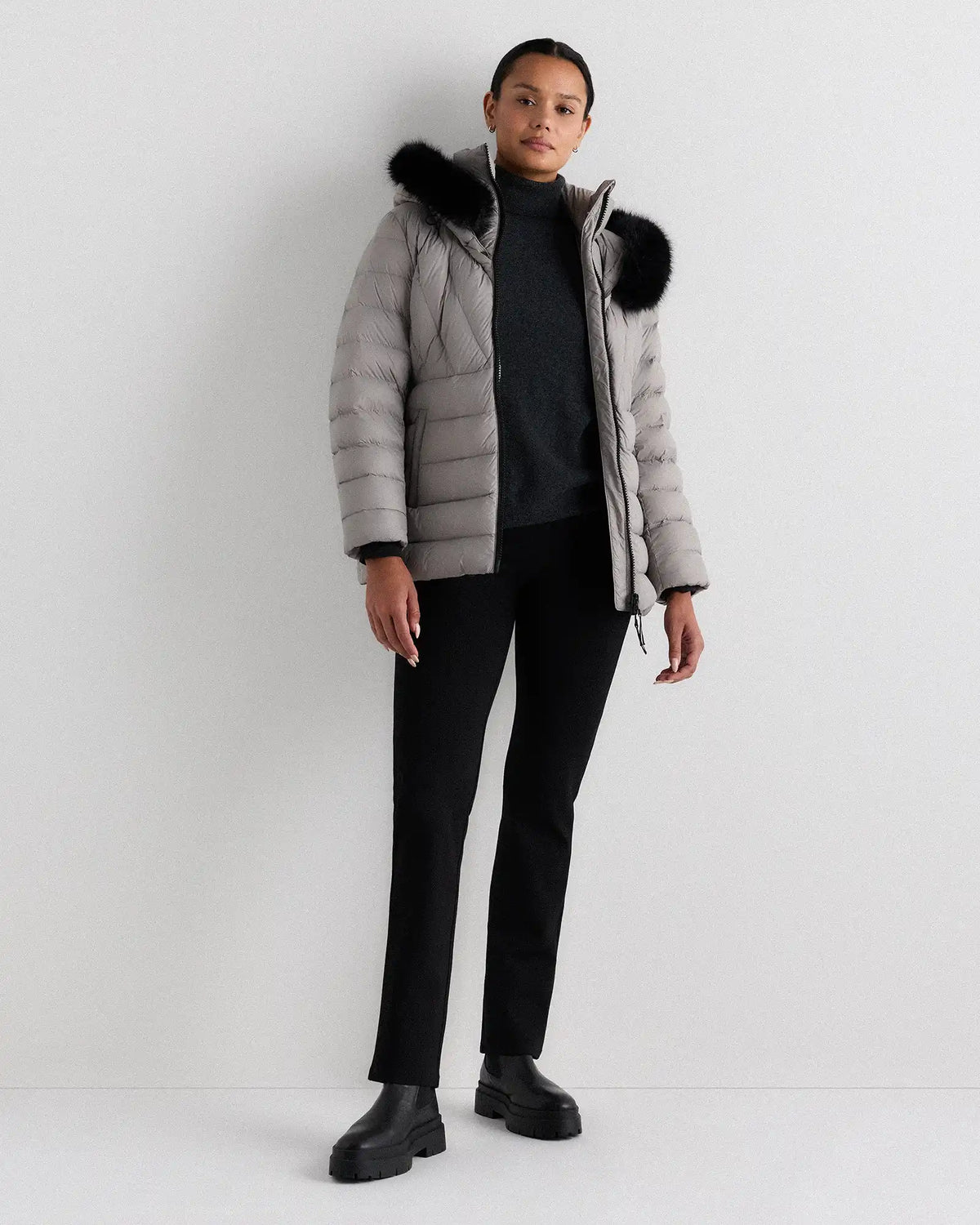 Responsible Down Belted Puffer Coat