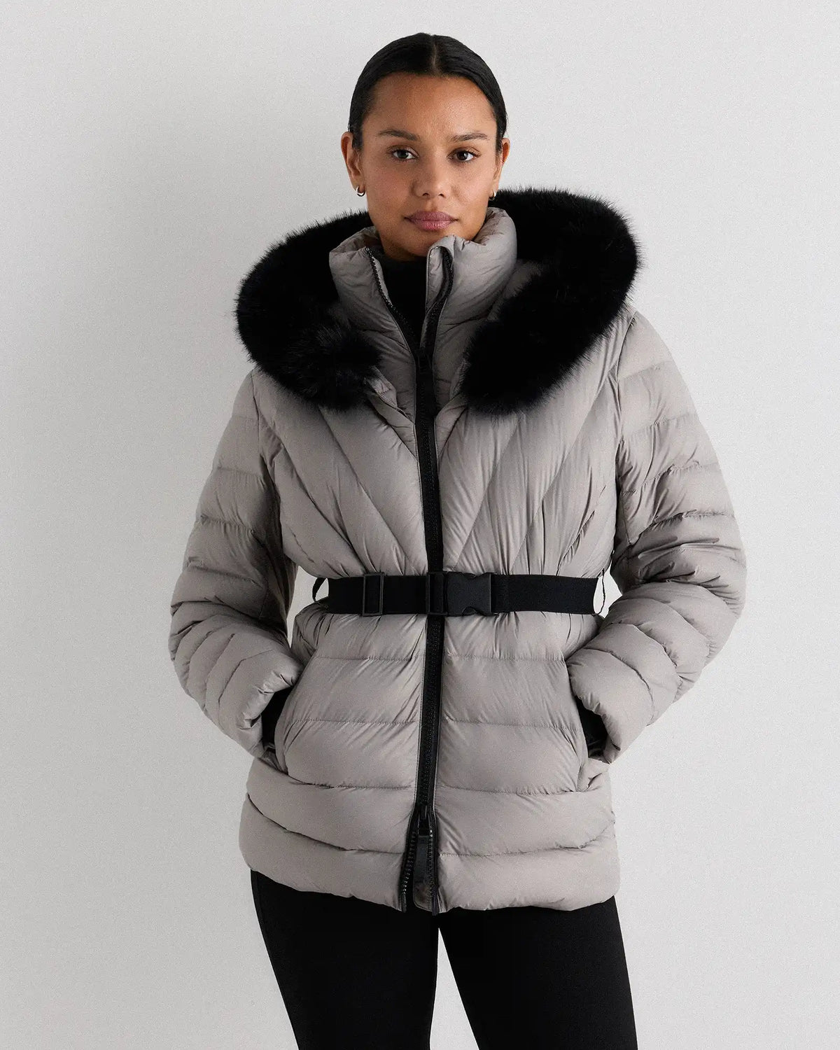 Responsible Down Belted Puffer Coat