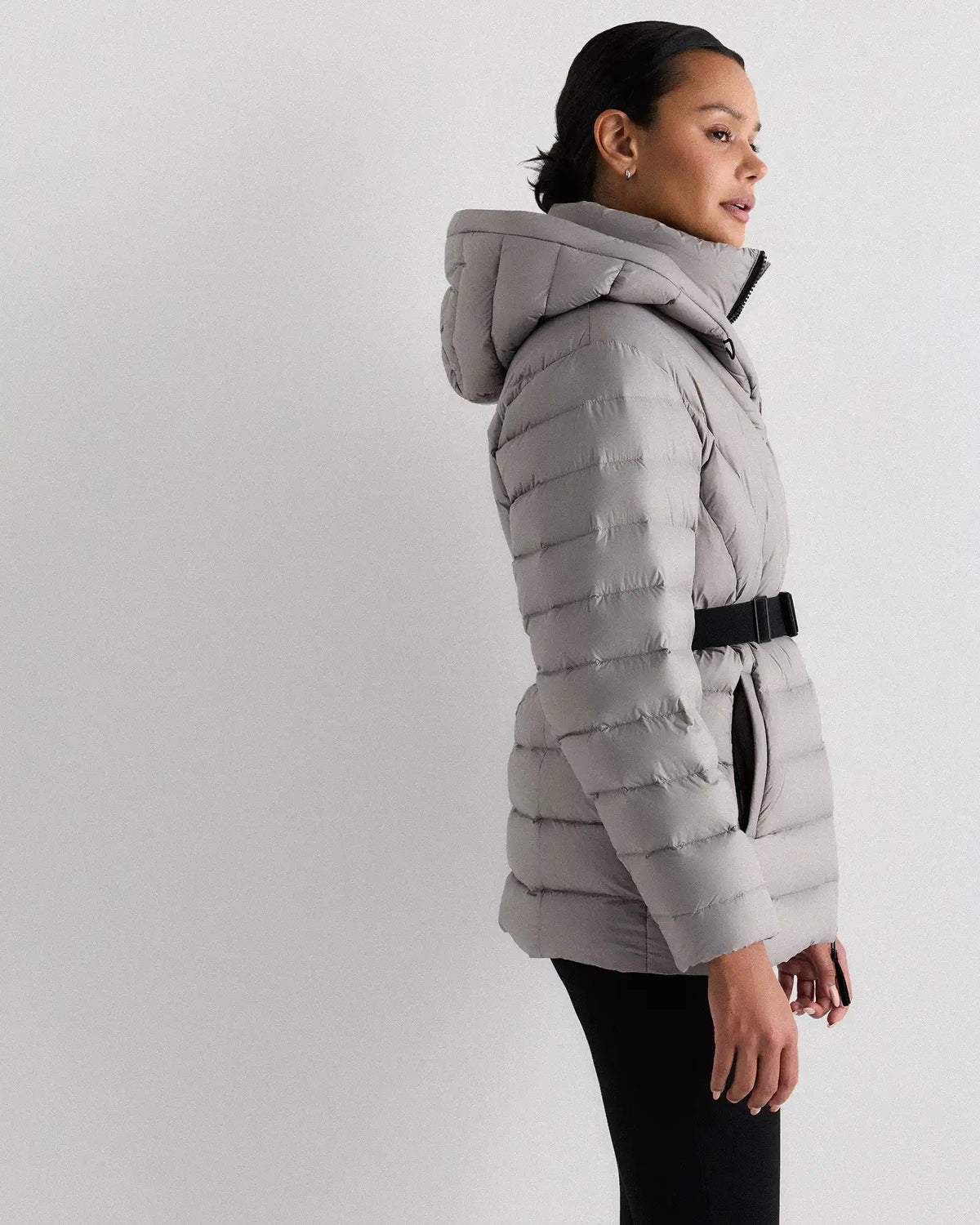 Responsible Down Belted Puffer Coat