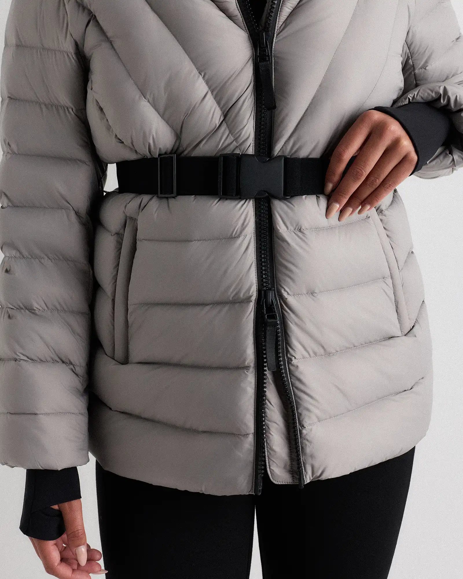 Responsible Down Belted Puffer Coat