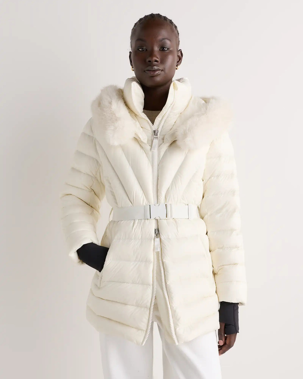 Responsible Down Belted Puffer Coat