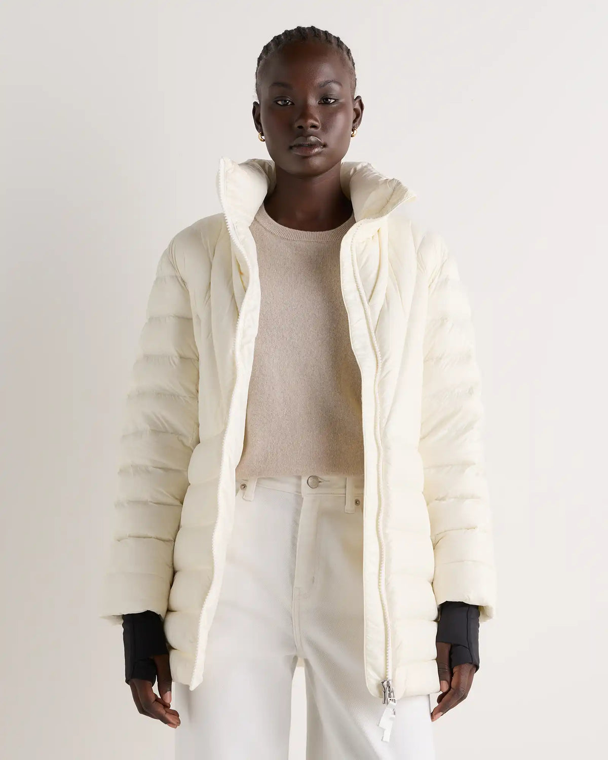 Responsible Down Belted Puffer Coat
