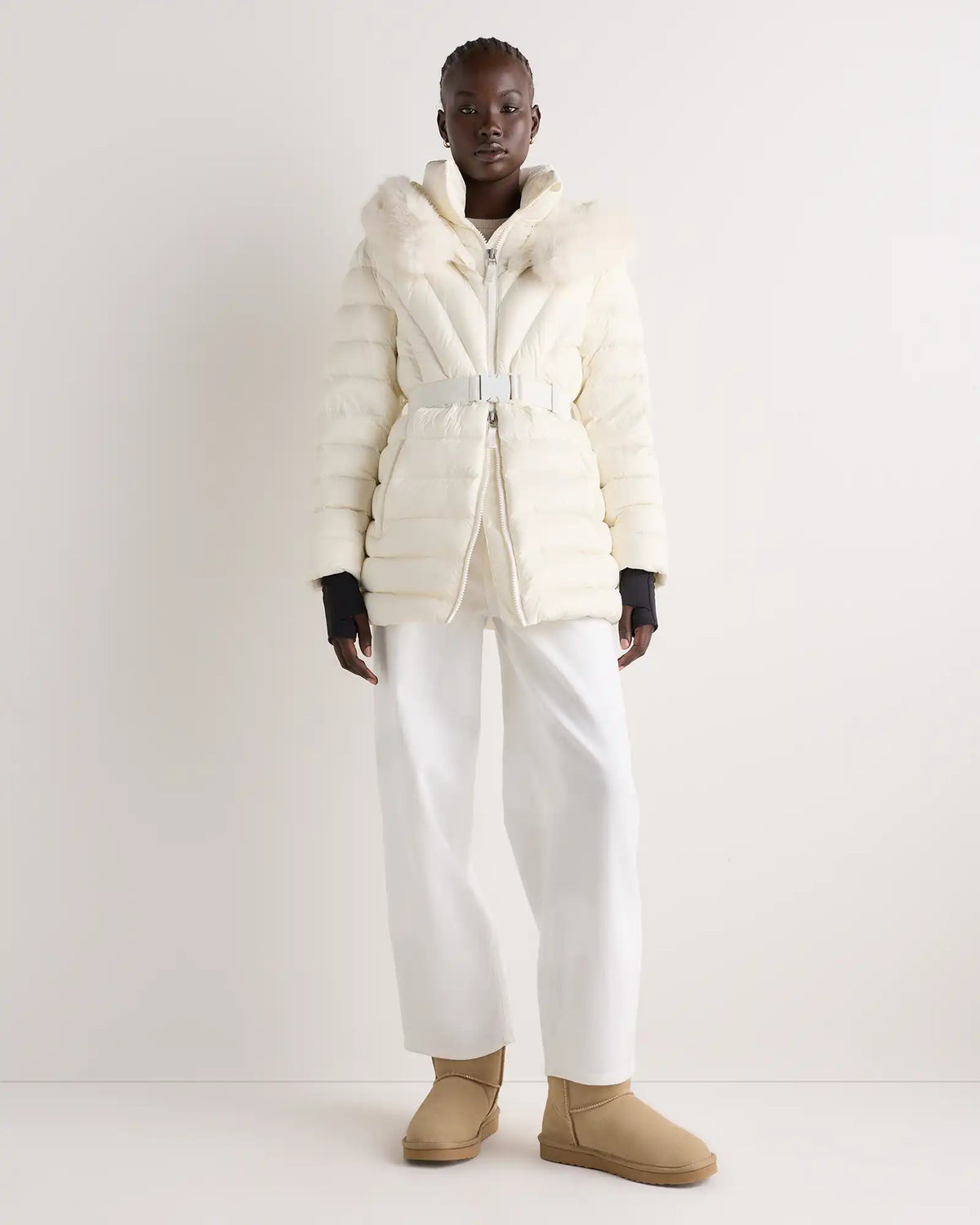 Responsible Down Belted Puffer Coat