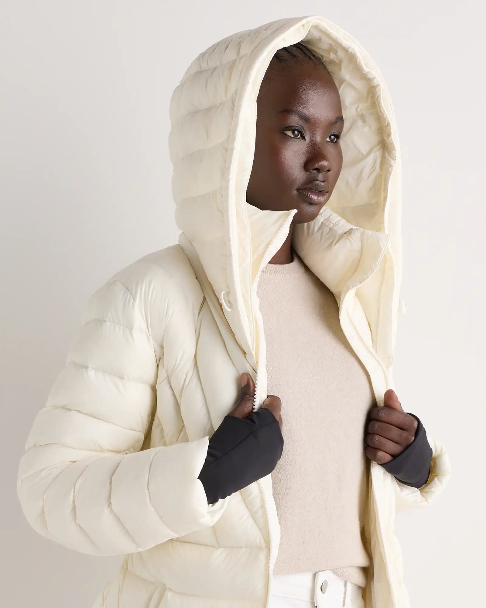 Responsible Down Belted Puffer Coat