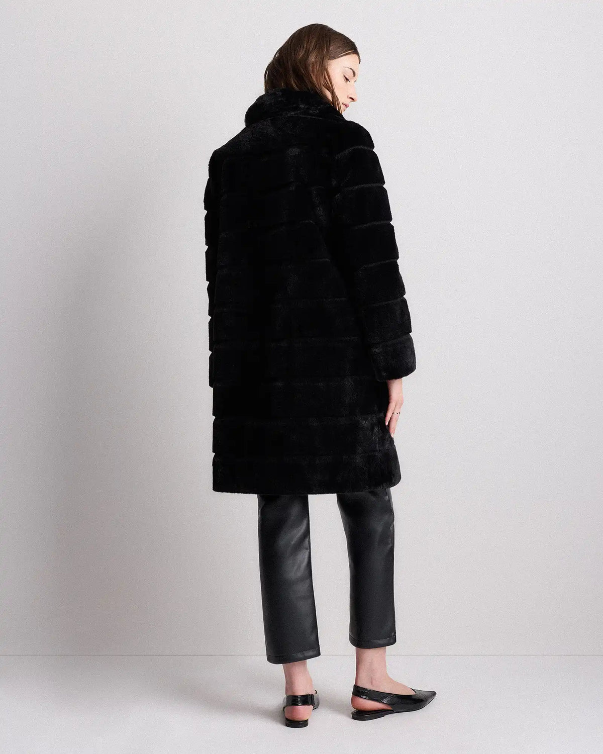 Faux Fur Long Coat