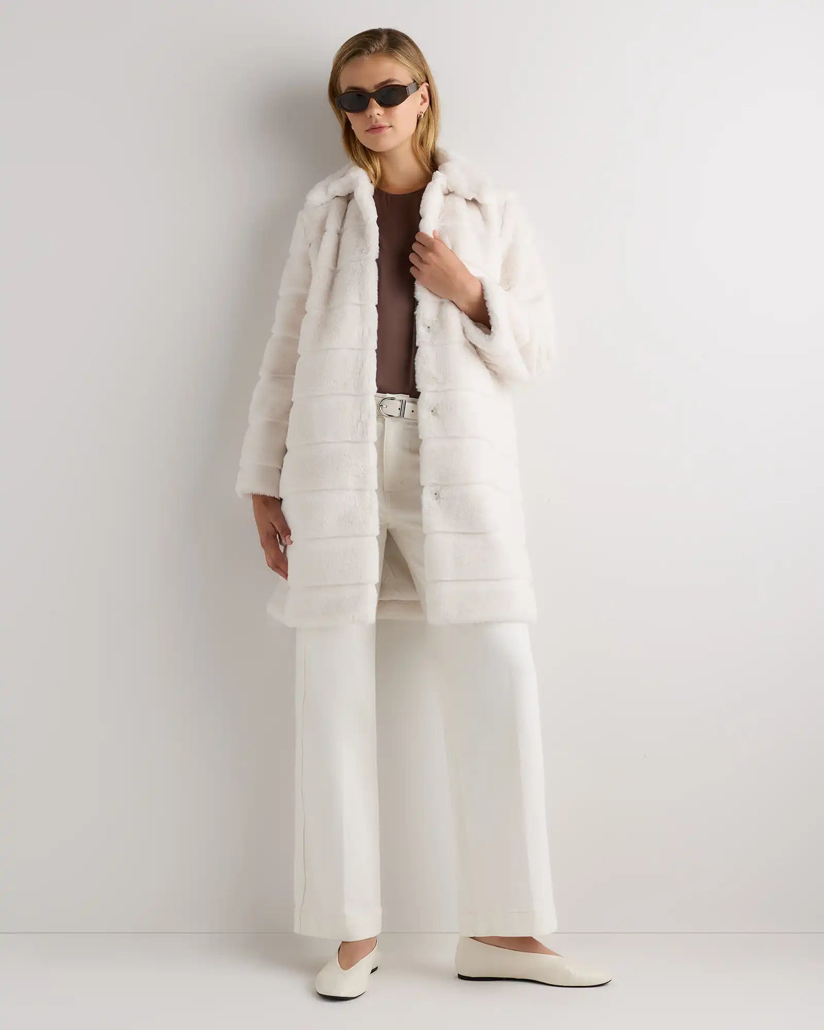 Faux Fur Long Coat