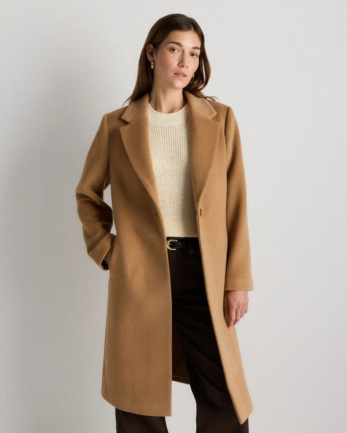 Wool Cashmere Blazer Coat