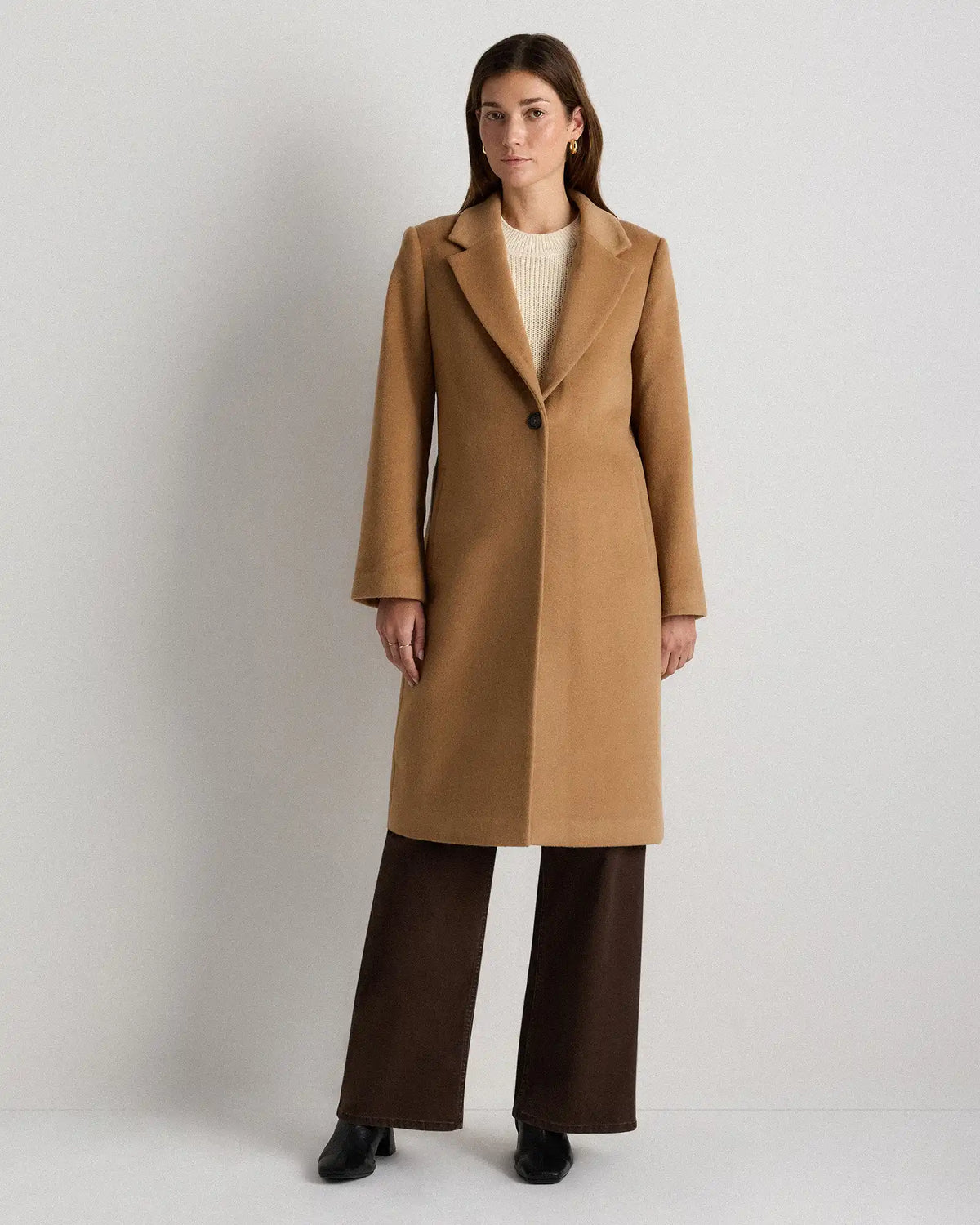 Wool Cashmere Blazer Coat