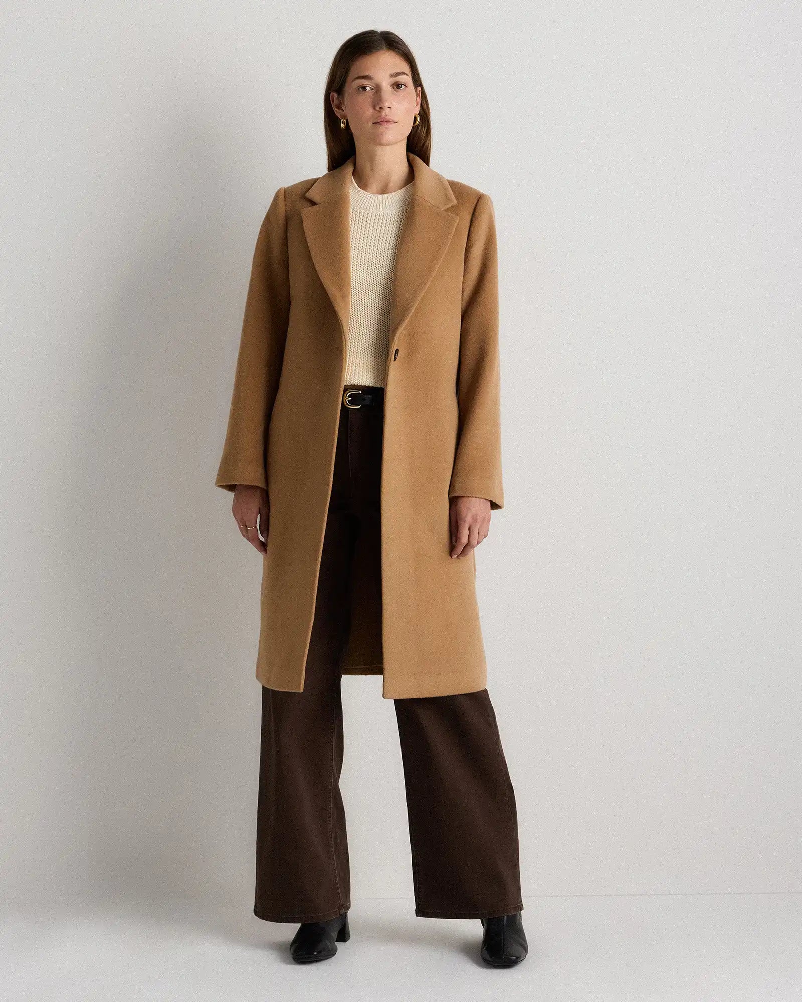 Wool Cashmere Blazer Coat