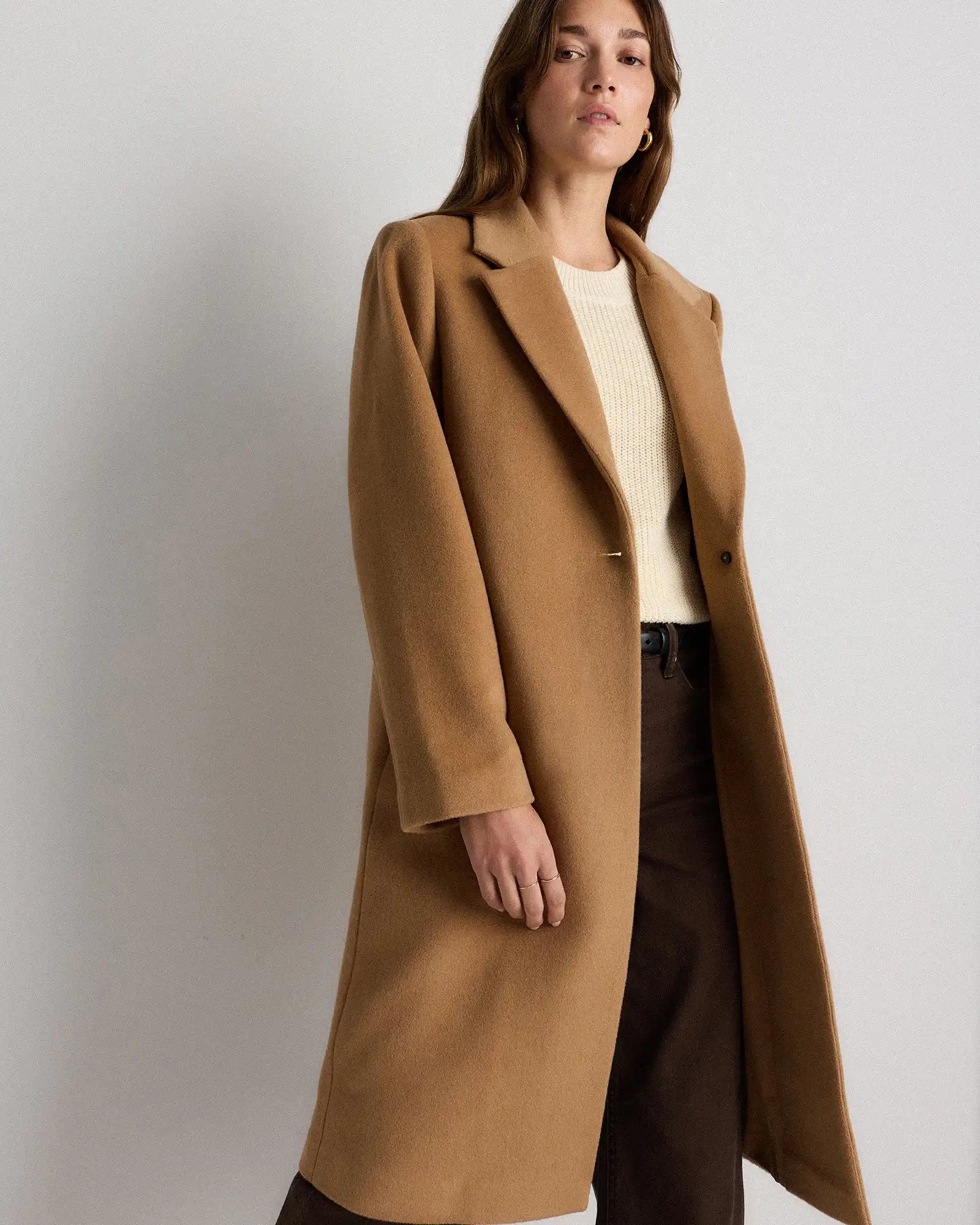 Wool Cashmere Blazer Coat