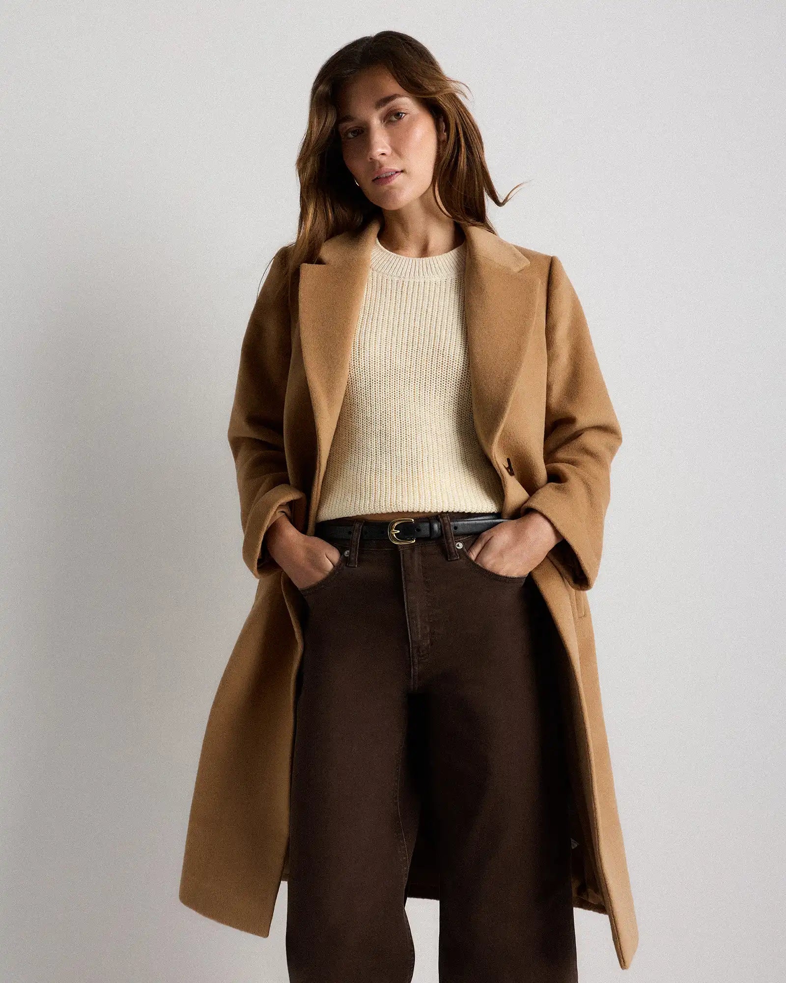 Wool Cashmere Blazer Coat