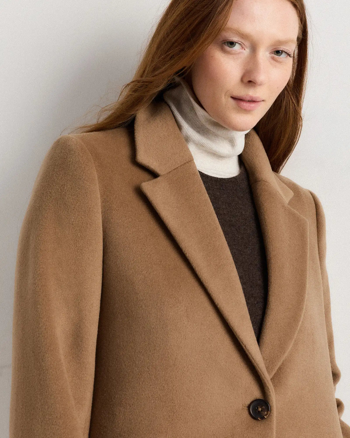 Wool Cashmere Blazer Coat