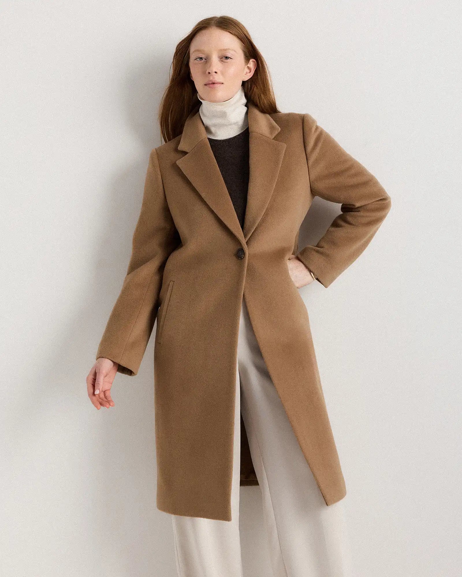 Wool Cashmere Blazer Coat