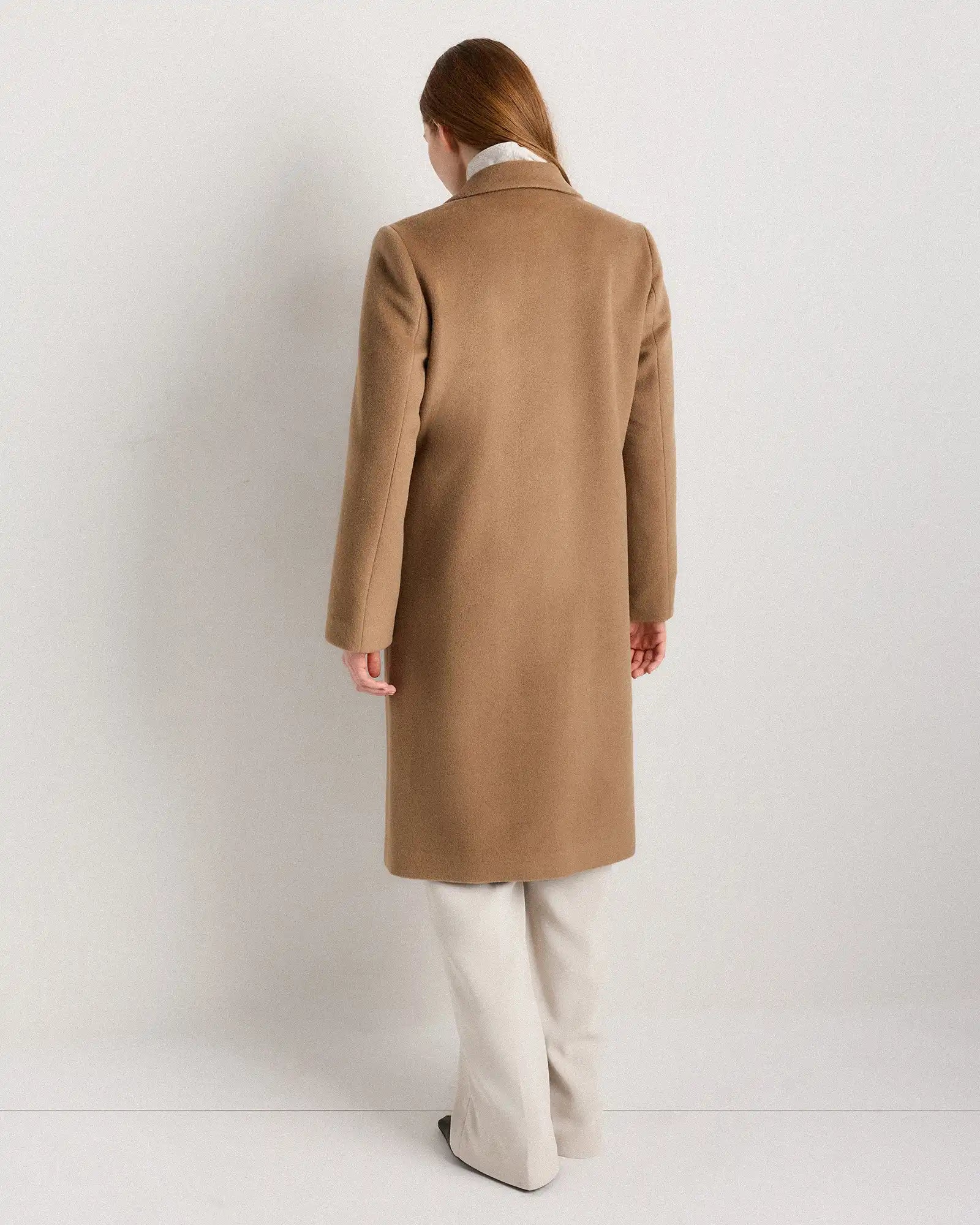 Wool Cashmere Blazer Coat