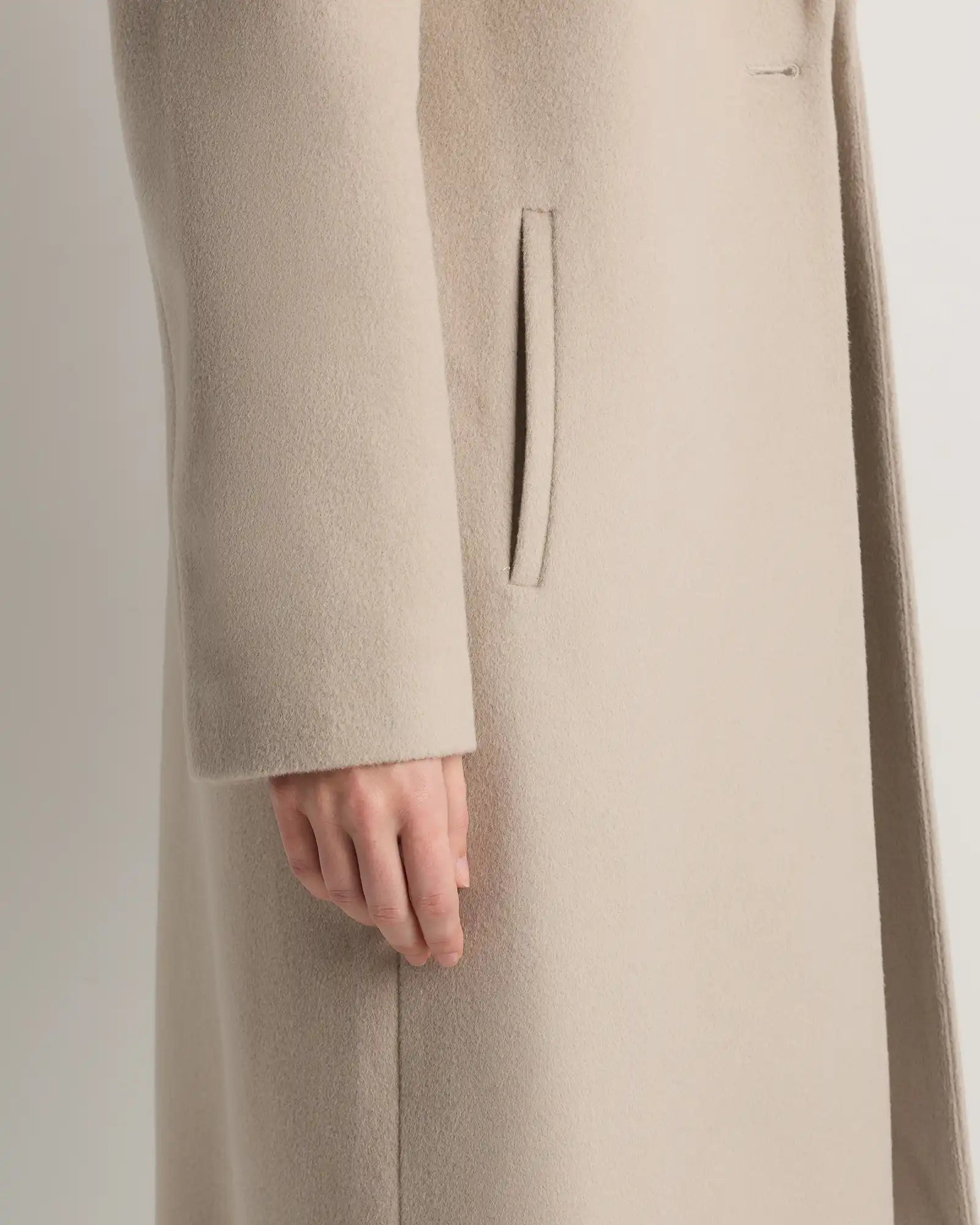 Wool Cashmere Blazer Coat
