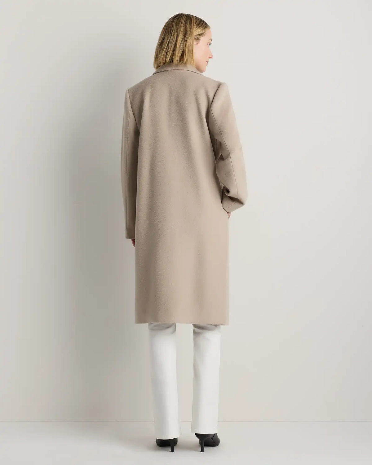 Wool Cashmere Blazer Coat