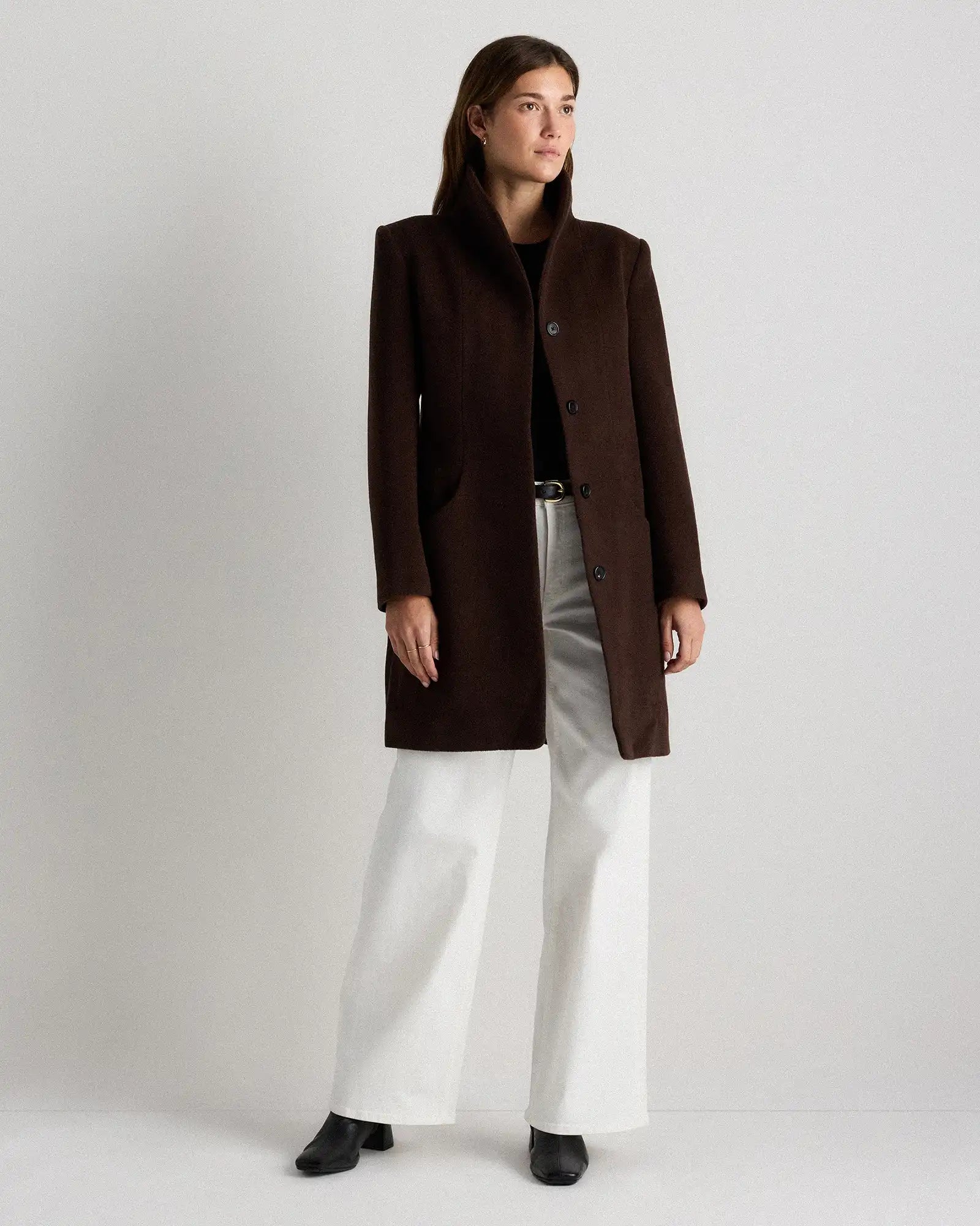 Wool Cashmere Cocoon Coat