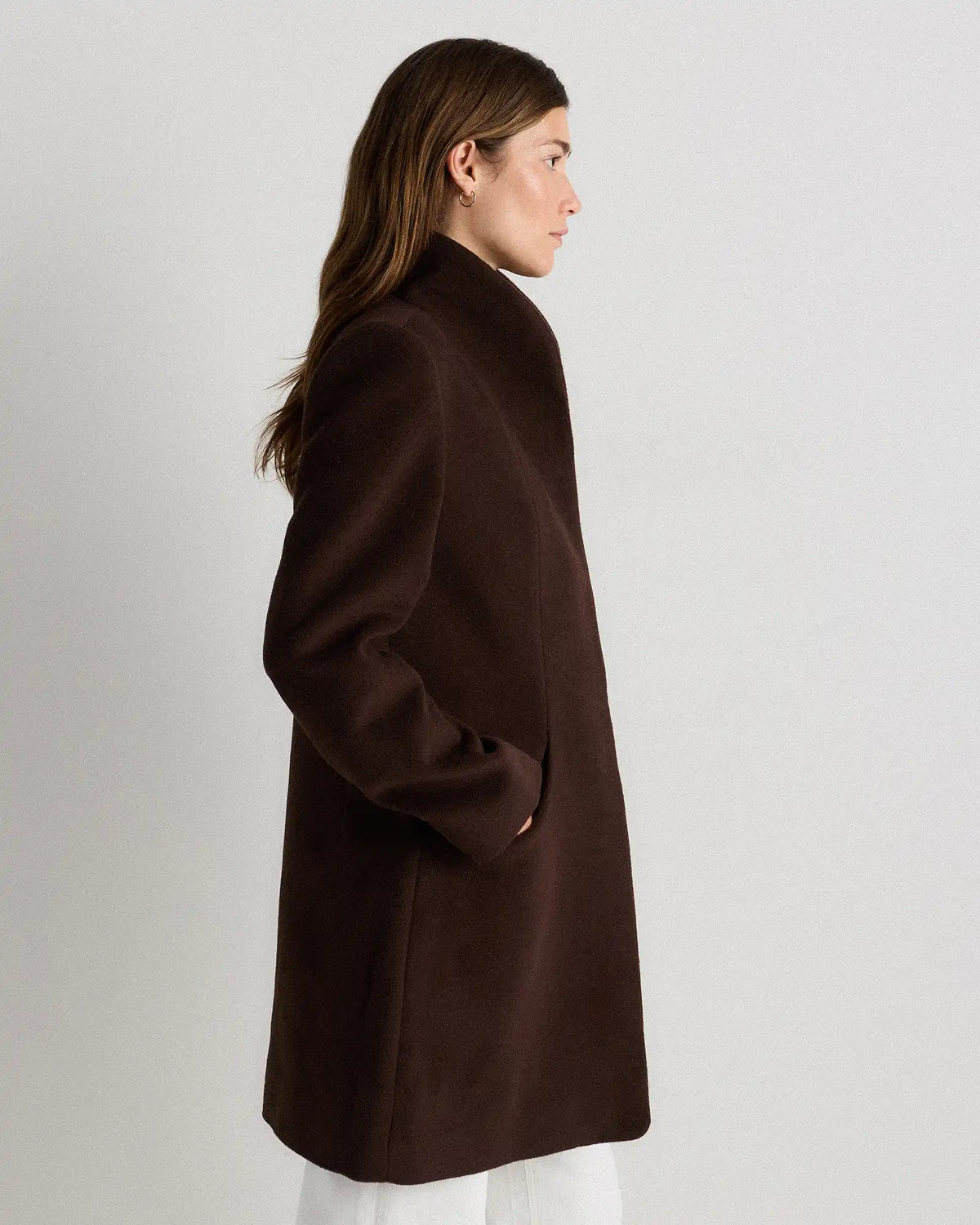 Wool Cashmere Cocoon Coat