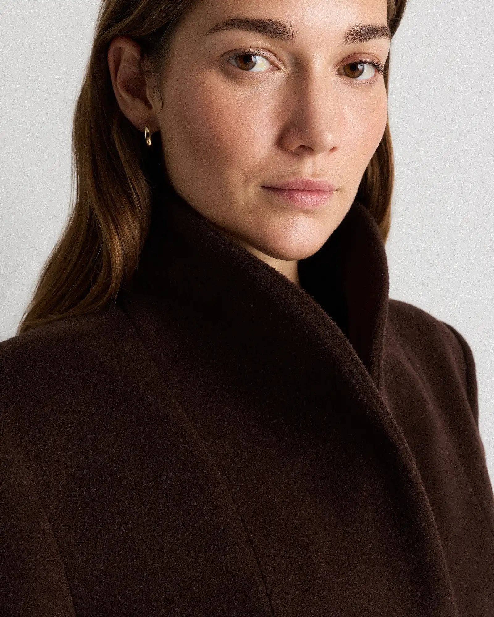 Wool Cashmere Cocoon Coat