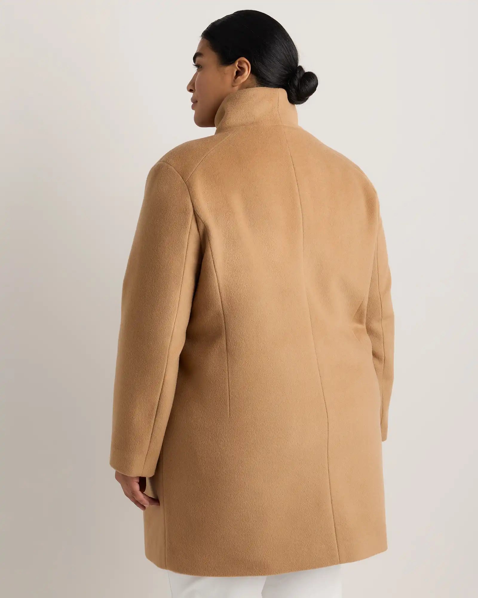 Wool Cashmere Cocoon Coat