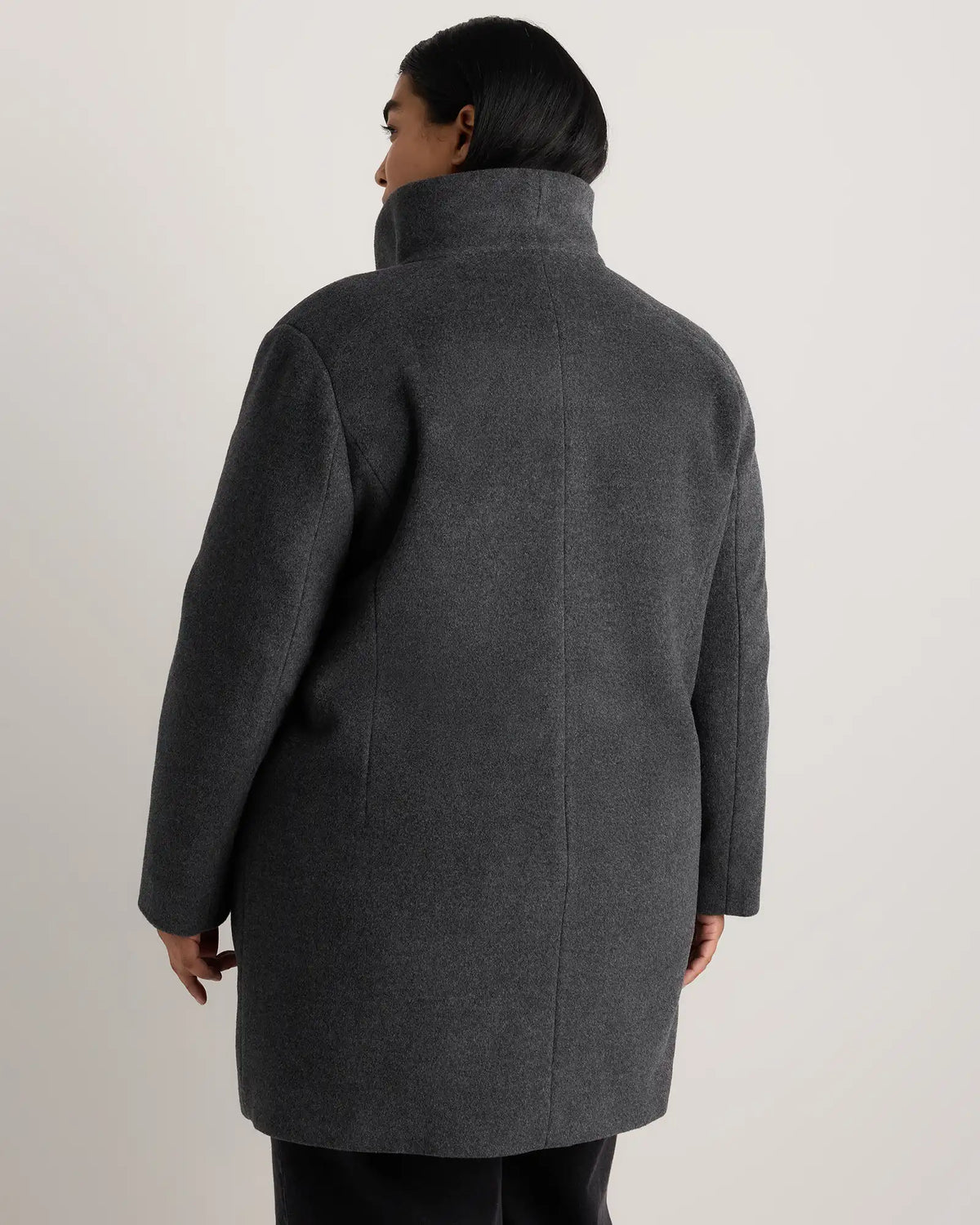Wool Cashmere Cocoon Coat