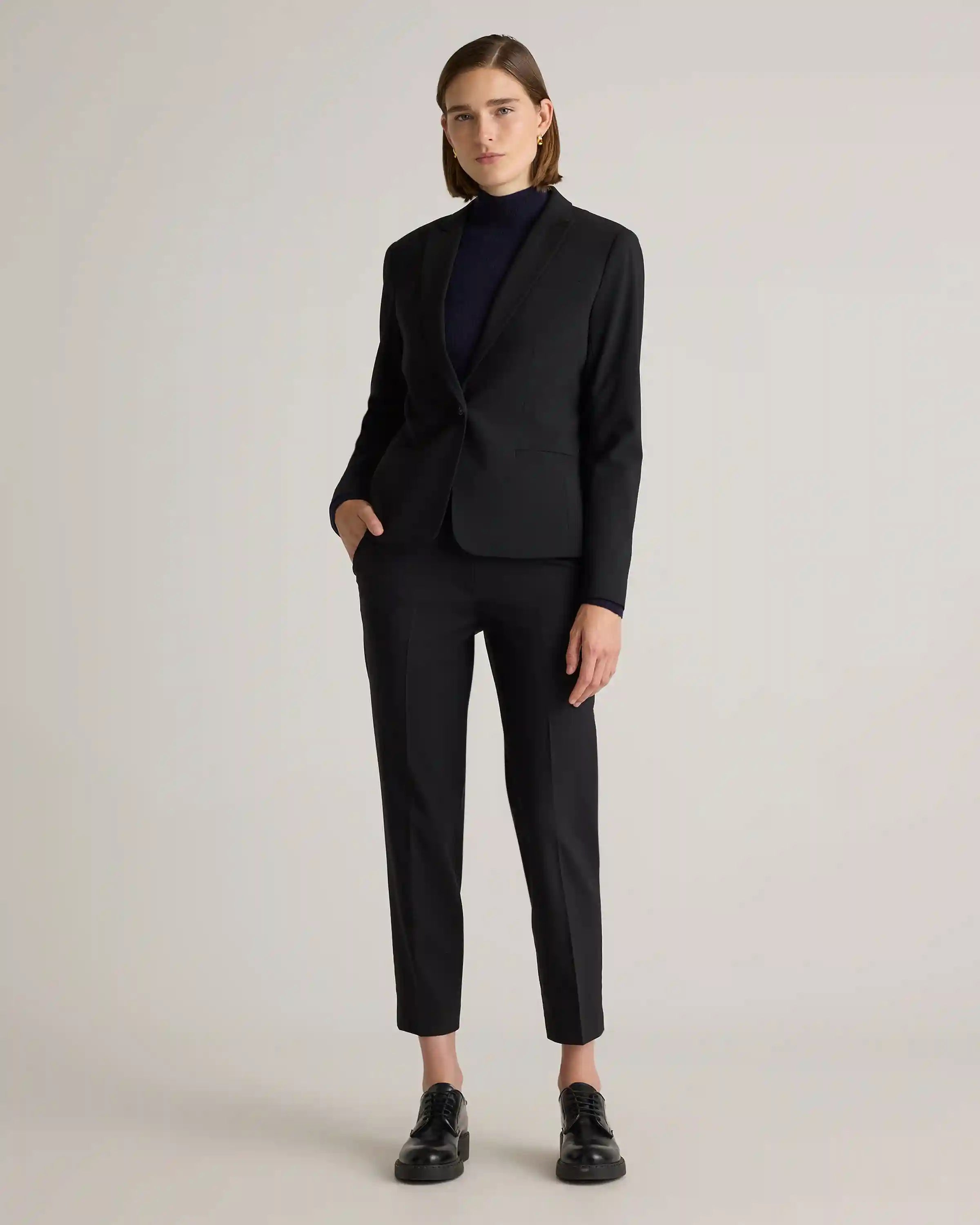 Italian Wool Tailored Blazer