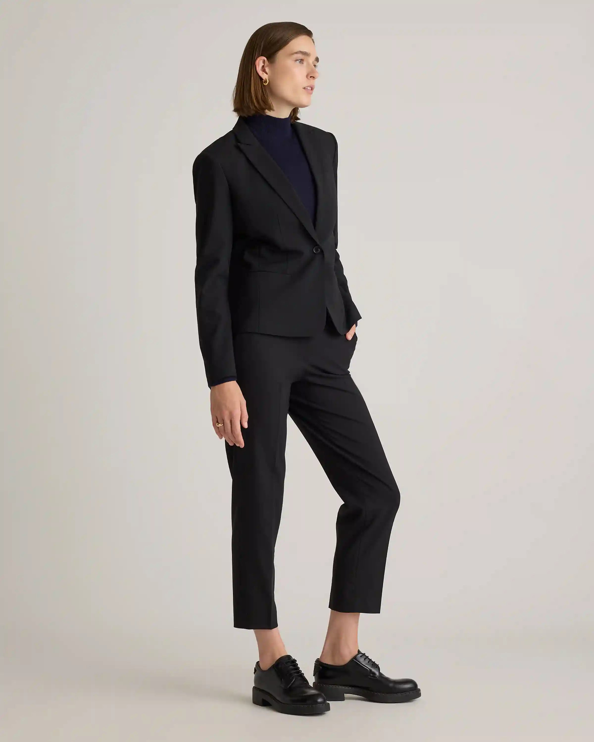 Italian Wool Tailored Blazer
