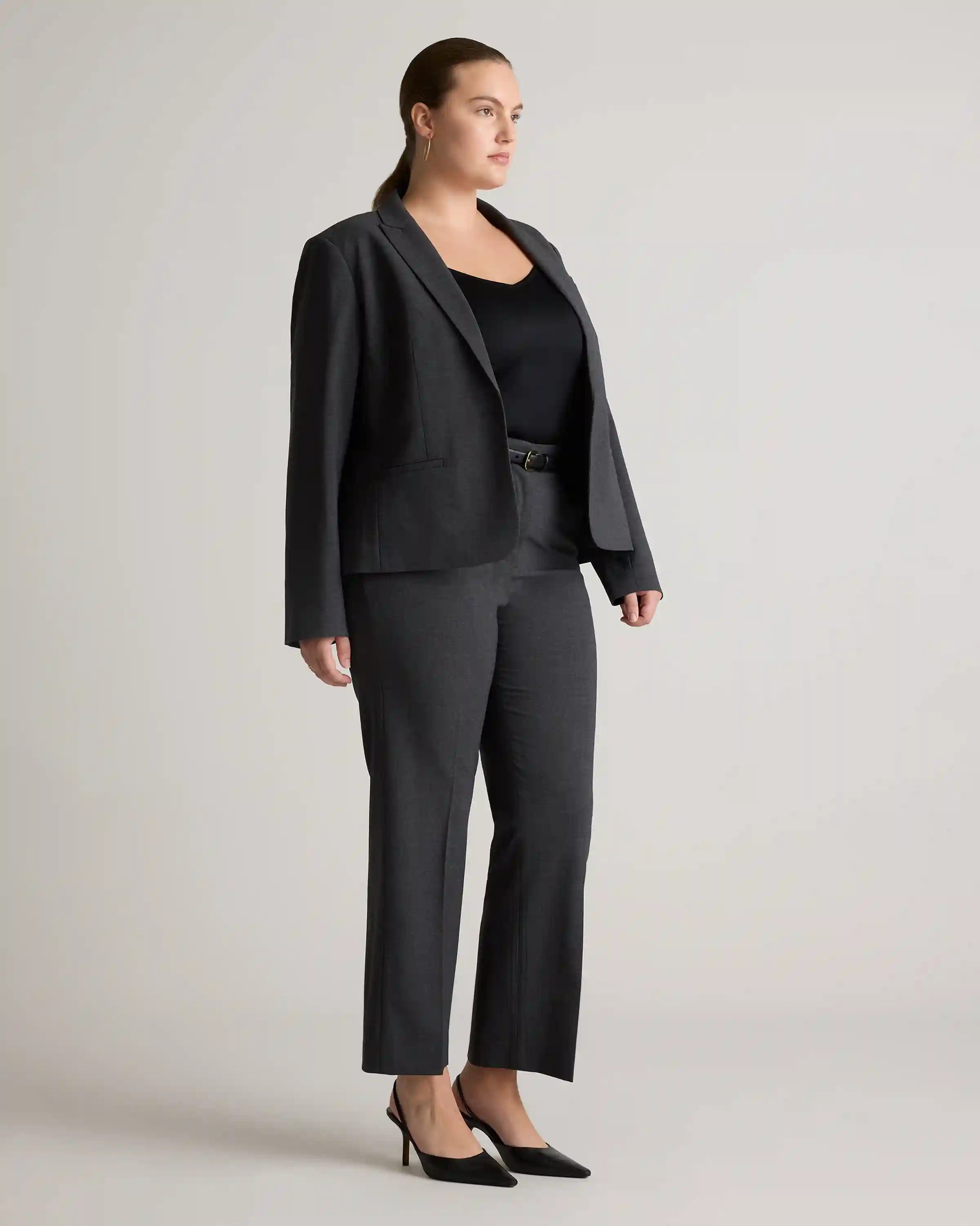 Italian Wool Tailored Blazer