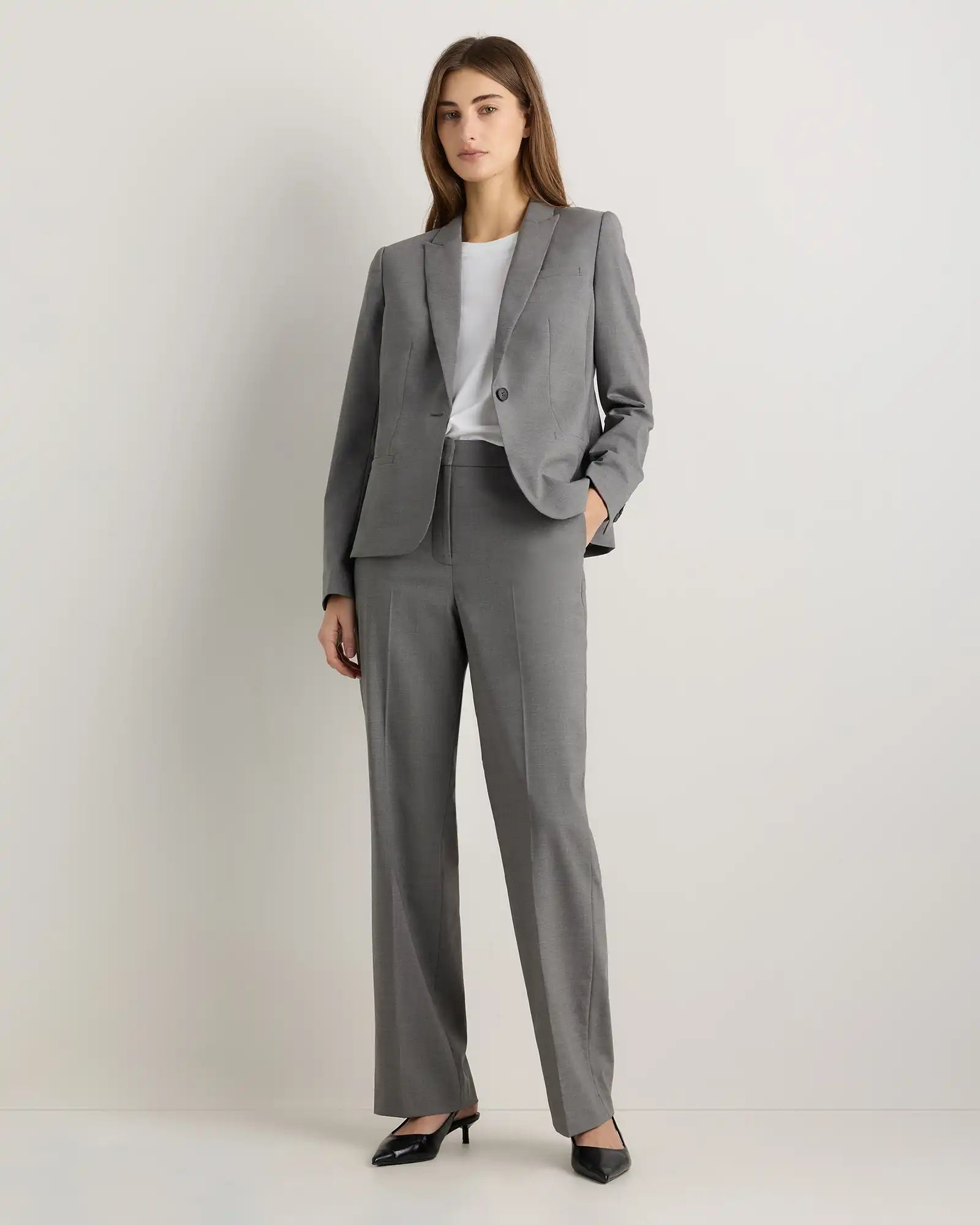 Italian Wool Tailored Blazer