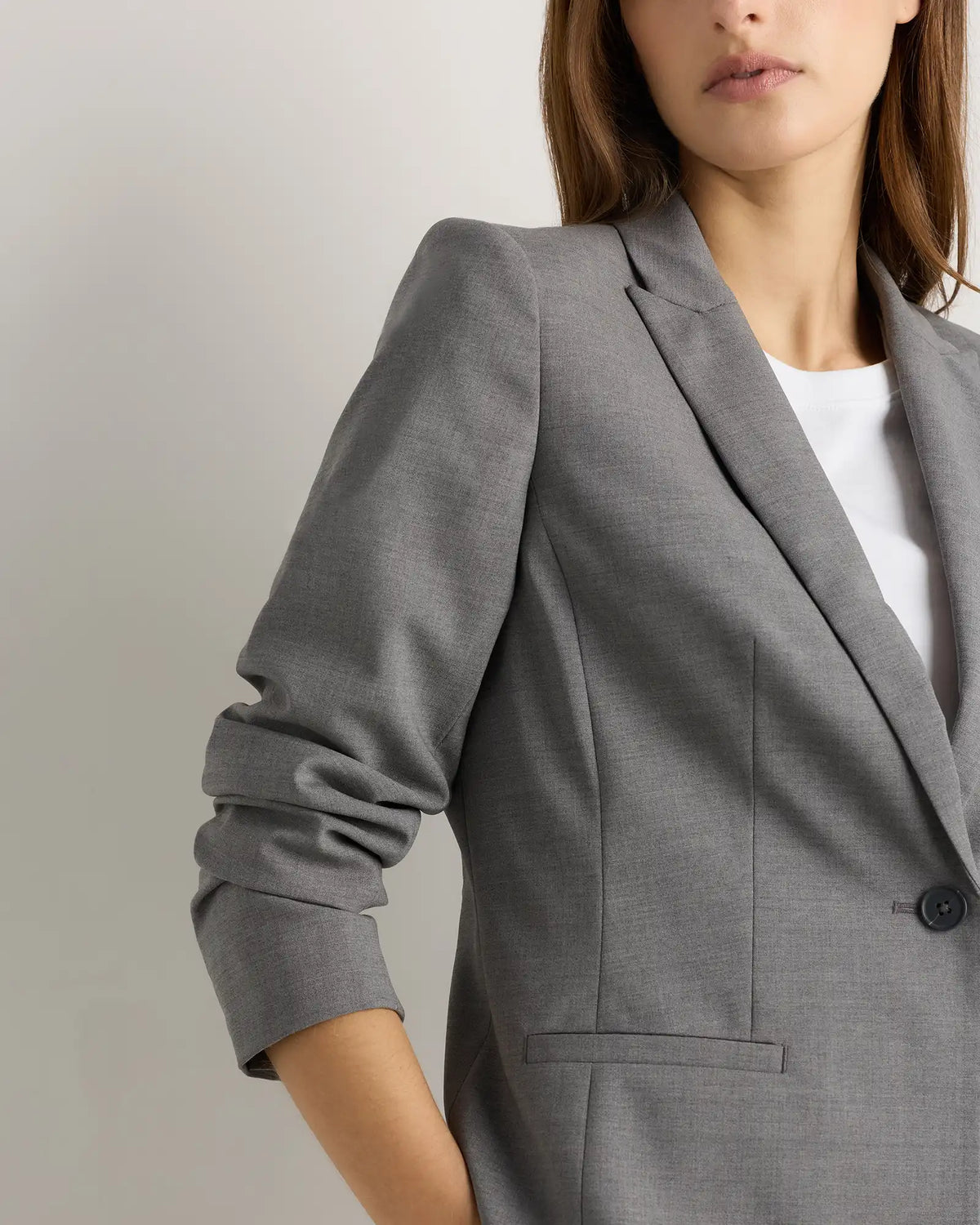 Italian Wool Tailored Blazer