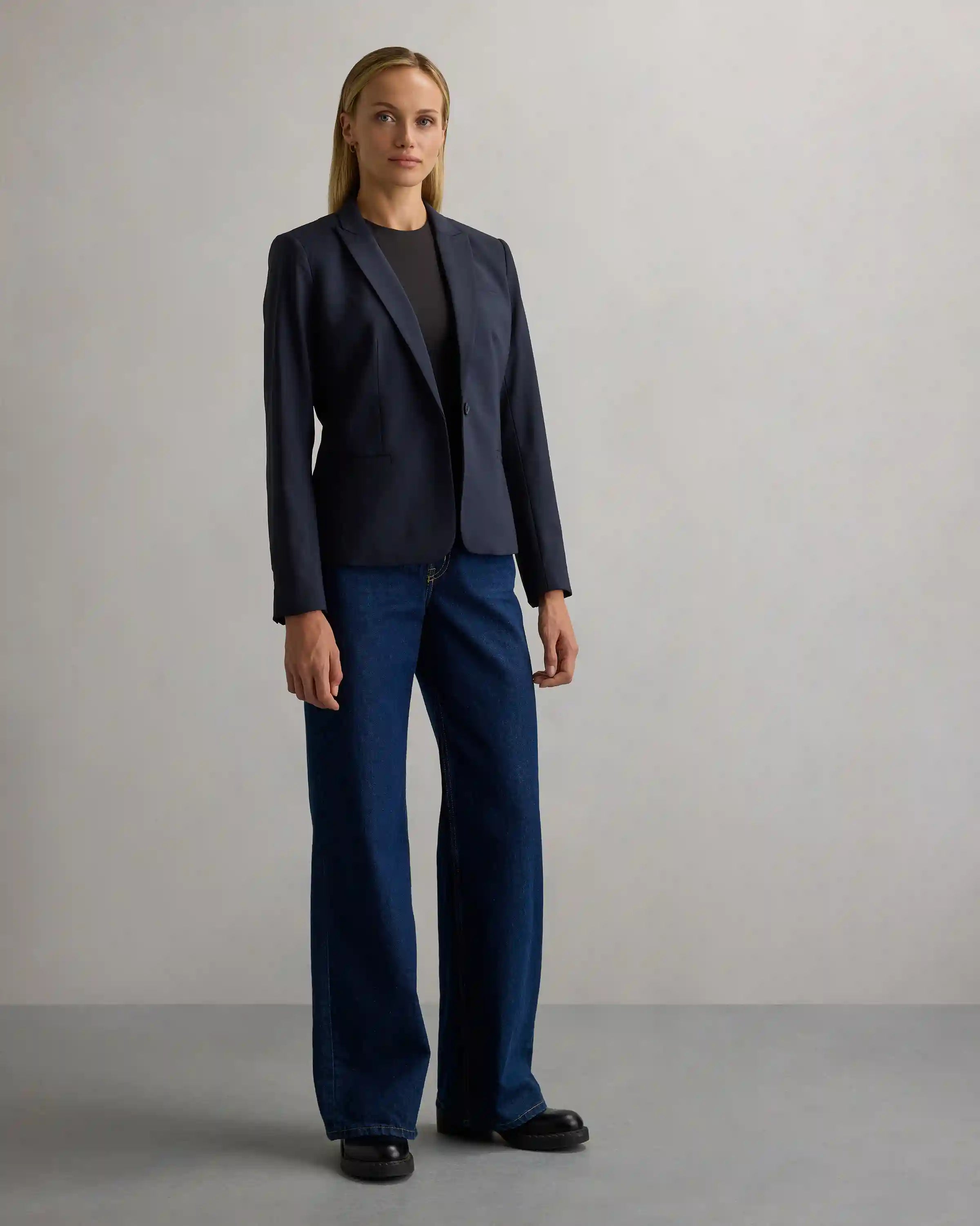 Italian Wool Tailored Blazer