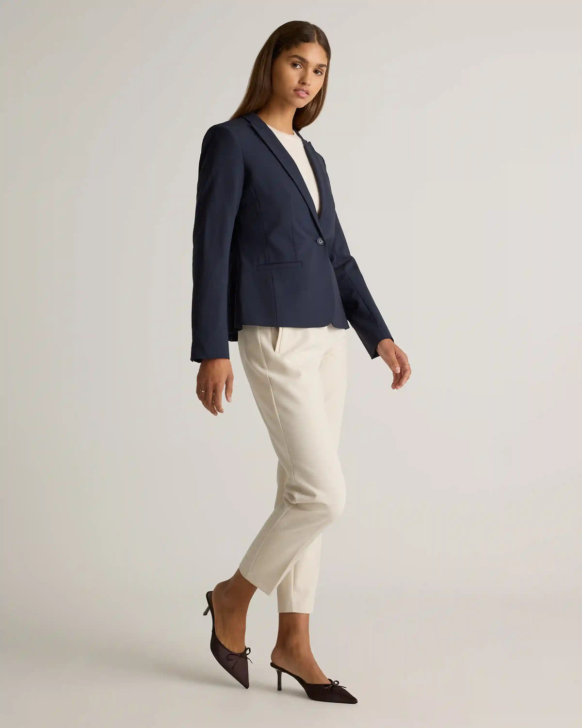 Italian Wool Tailored Blazer