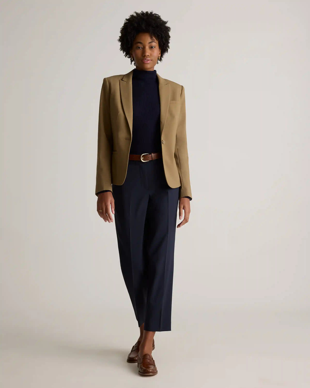 Italian Wool Tailored Blazer