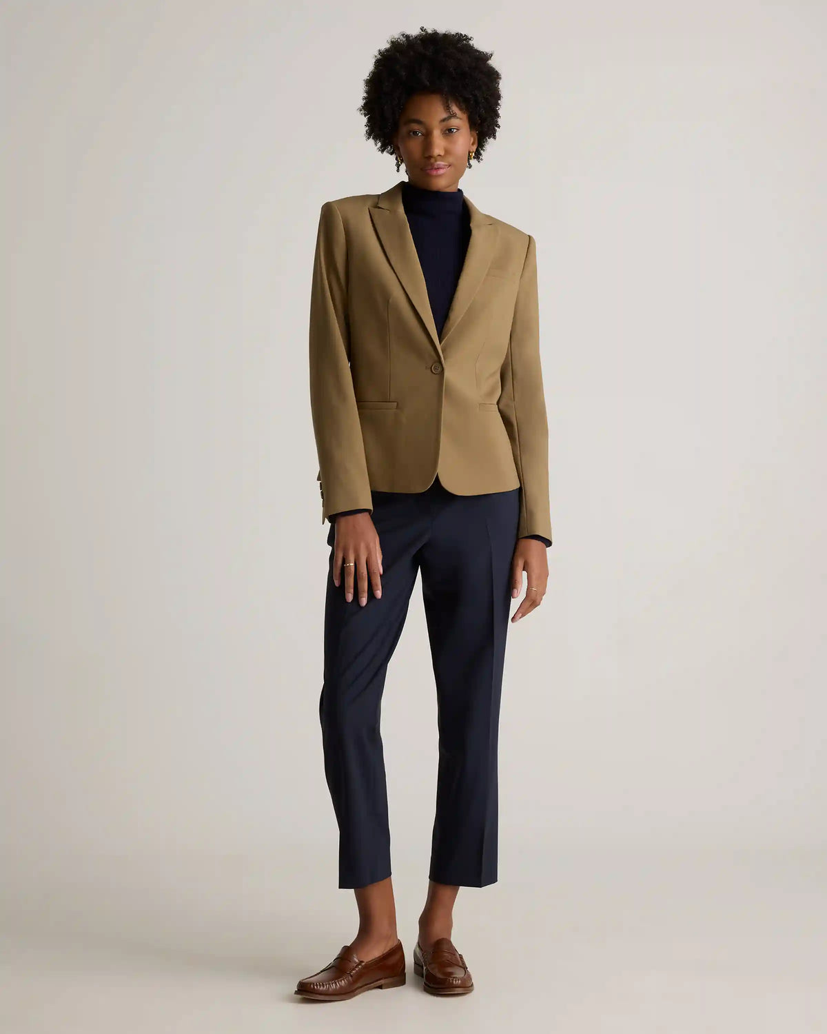 Italian Wool Tailored Blazer