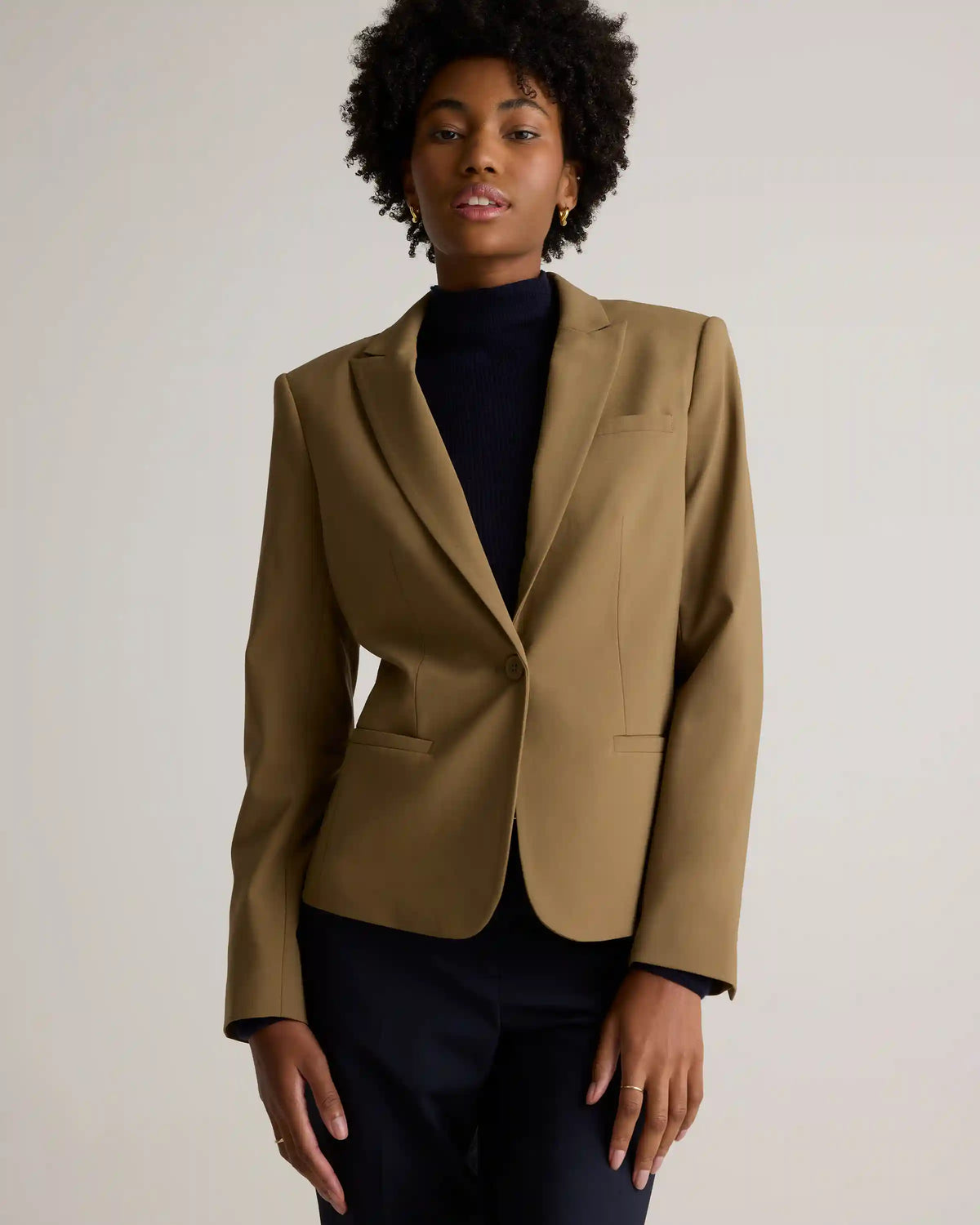 Italian Wool Tailored Blazer