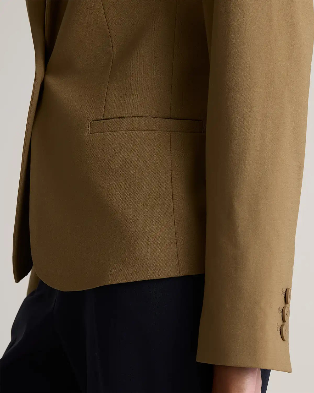 Italian Wool Tailored Blazer
