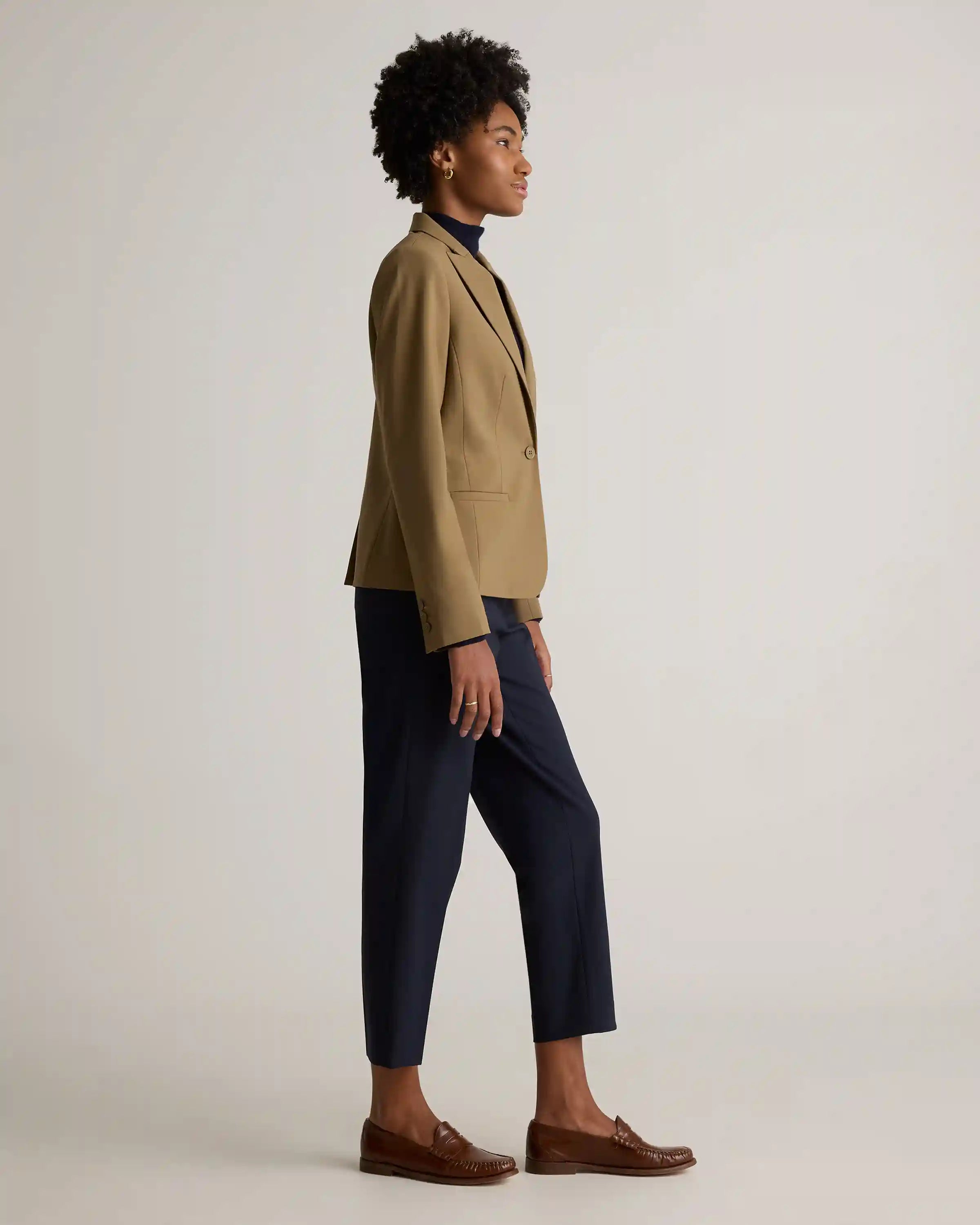 Italian Wool Tailored Blazer