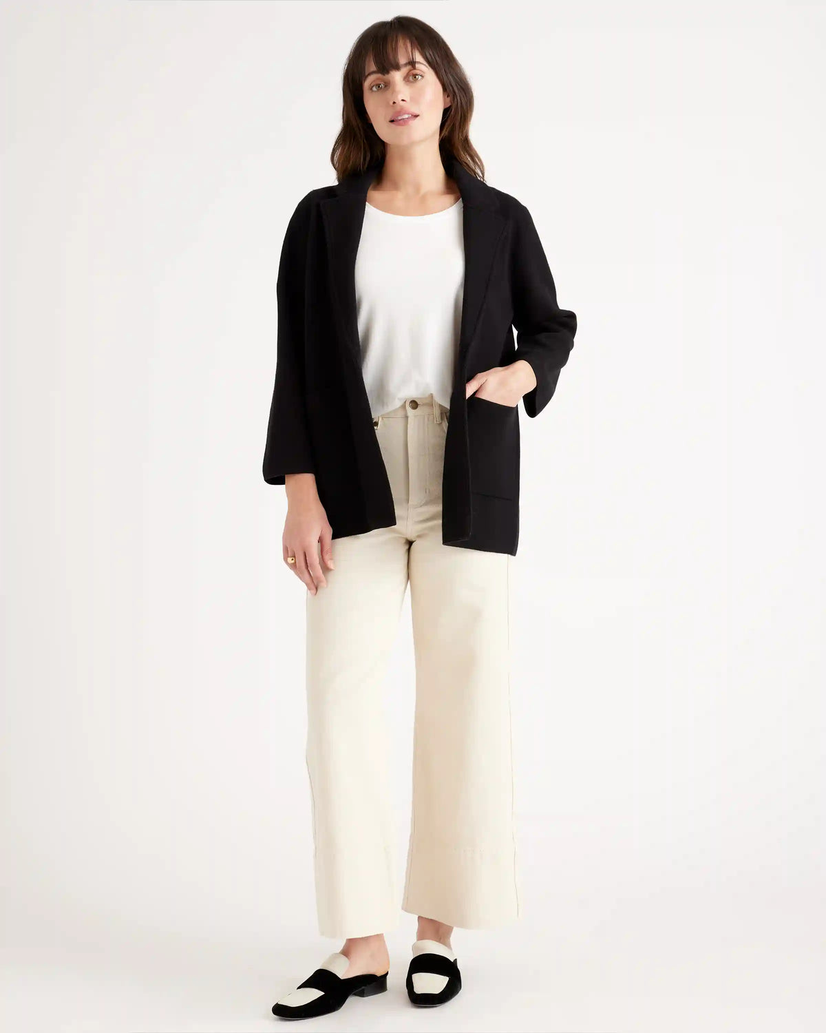 100% Organic Cotton Knit Blazer