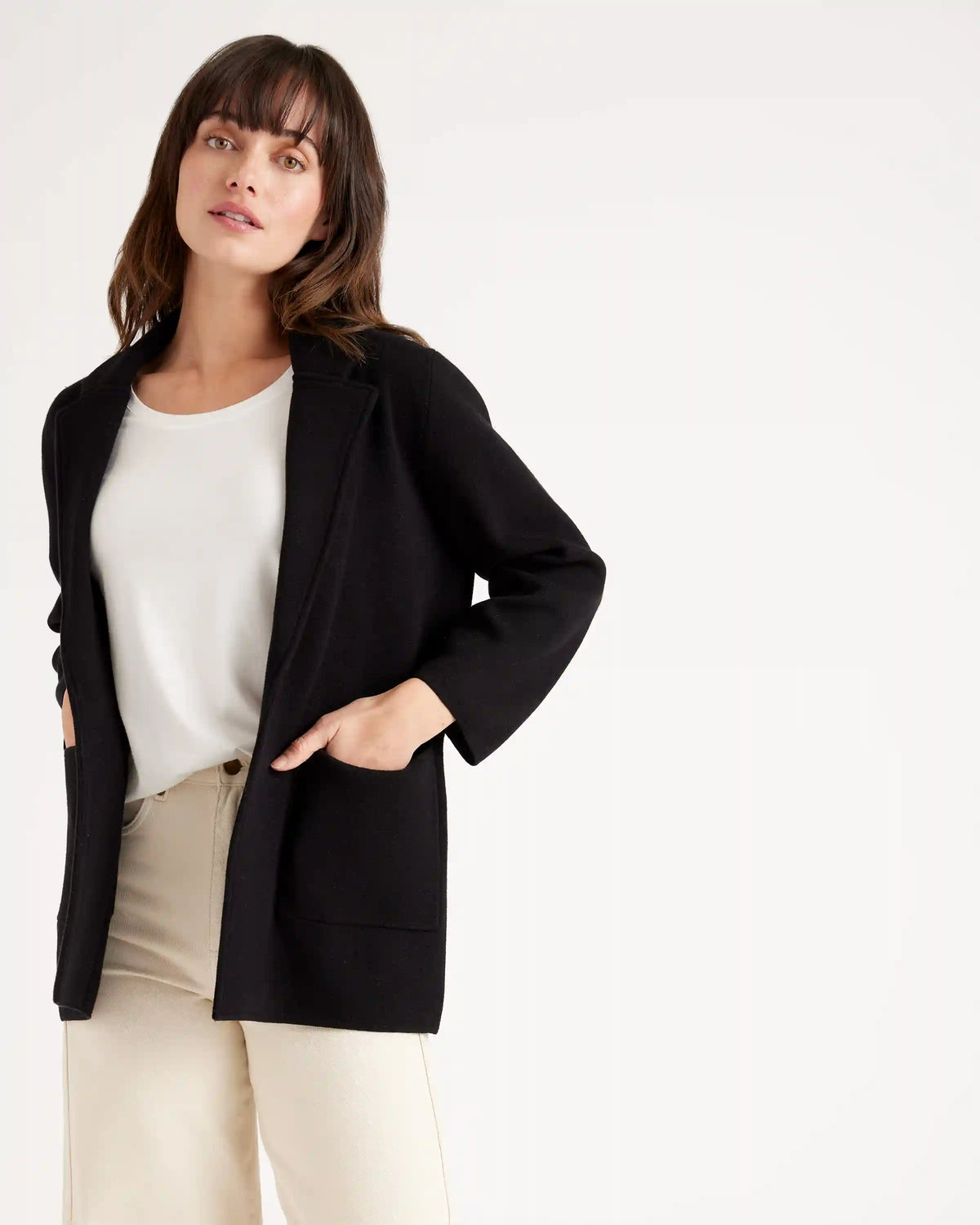100% Organic Cotton Knit Blazer