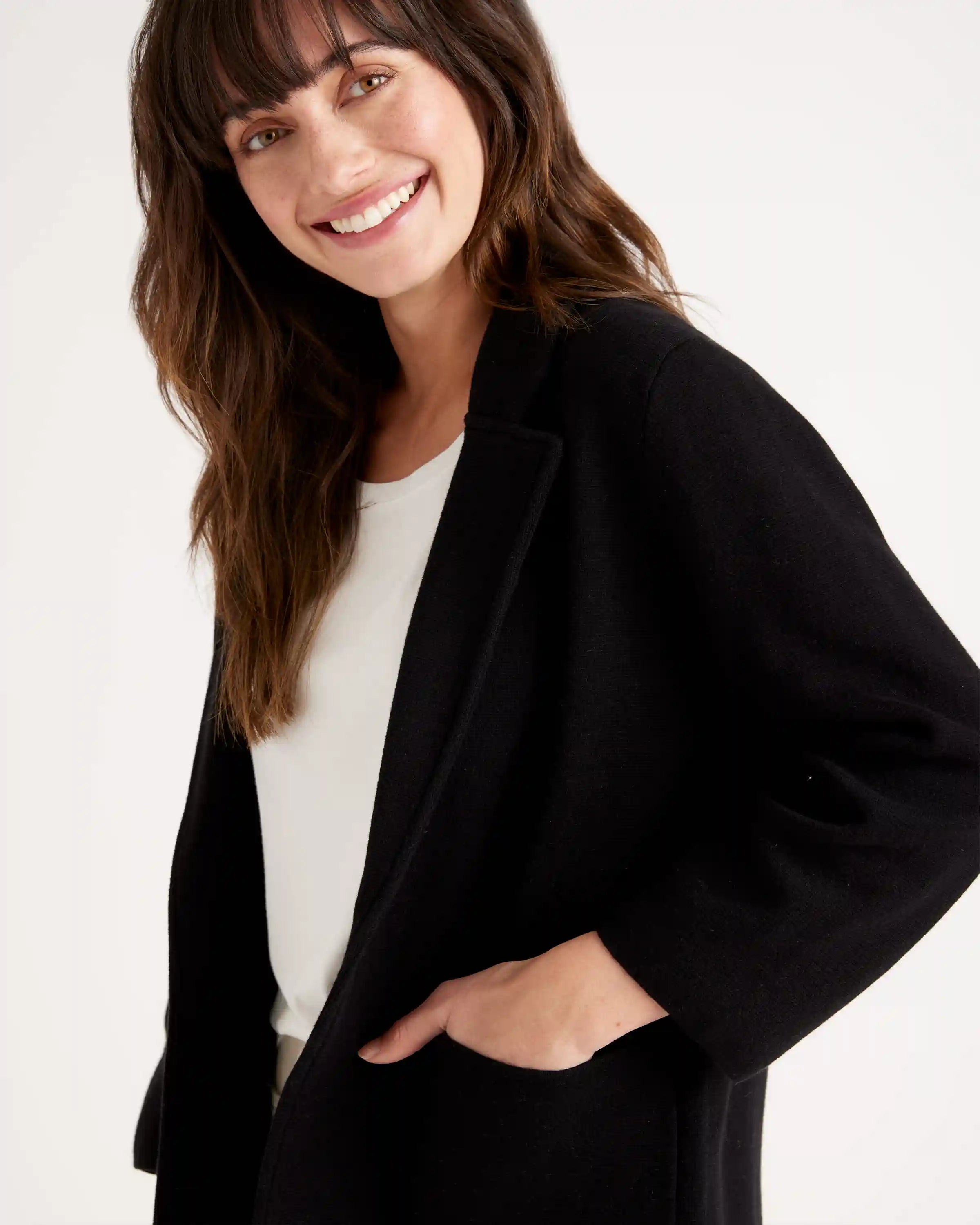 100% Organic Cotton Knit Blazer