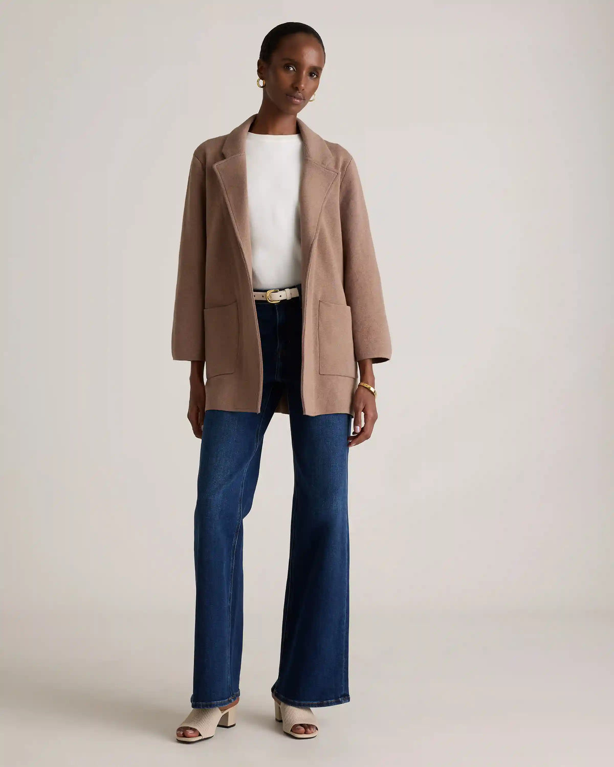 100% Organic Cotton Knit Blazer