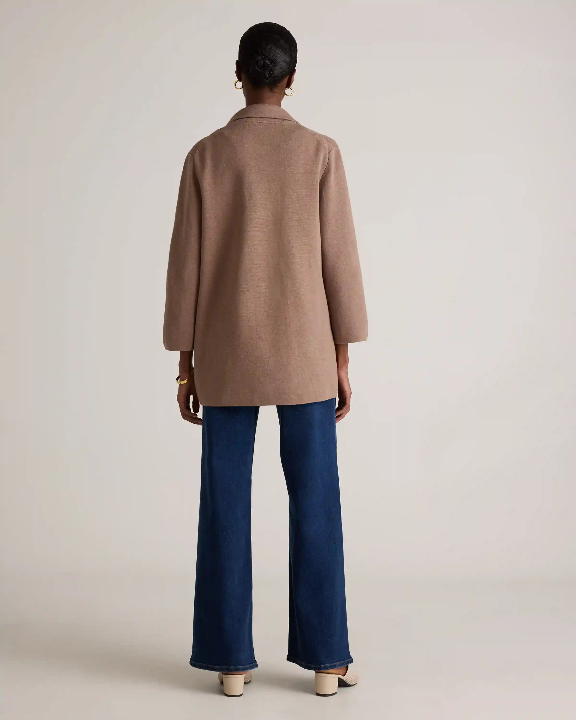 100% Organic Cotton Knit Blazer