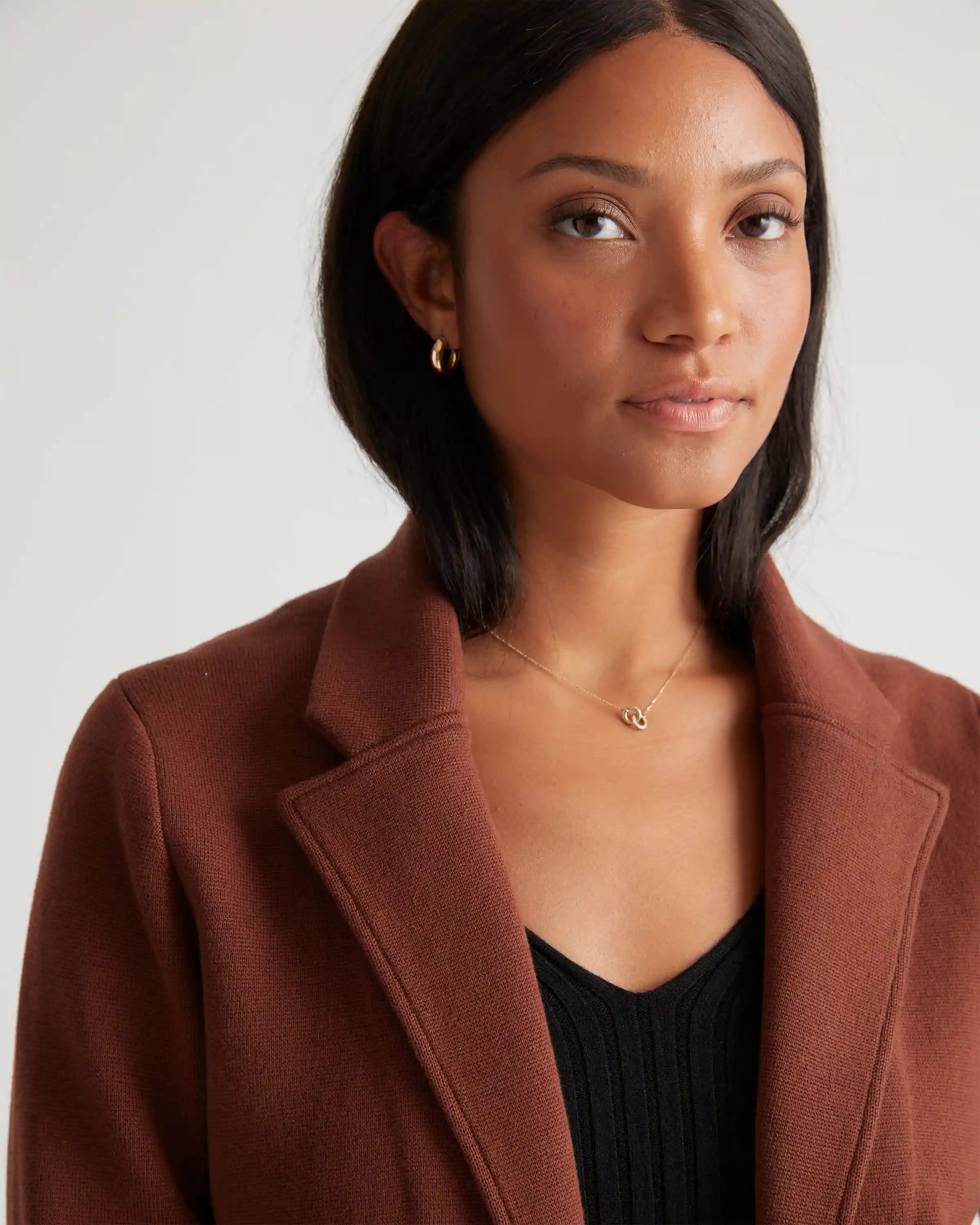 100% Organic Cotton Knit Blazer