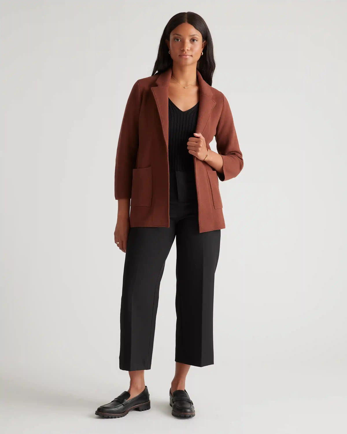 100% Organic Cotton Knit Blazer