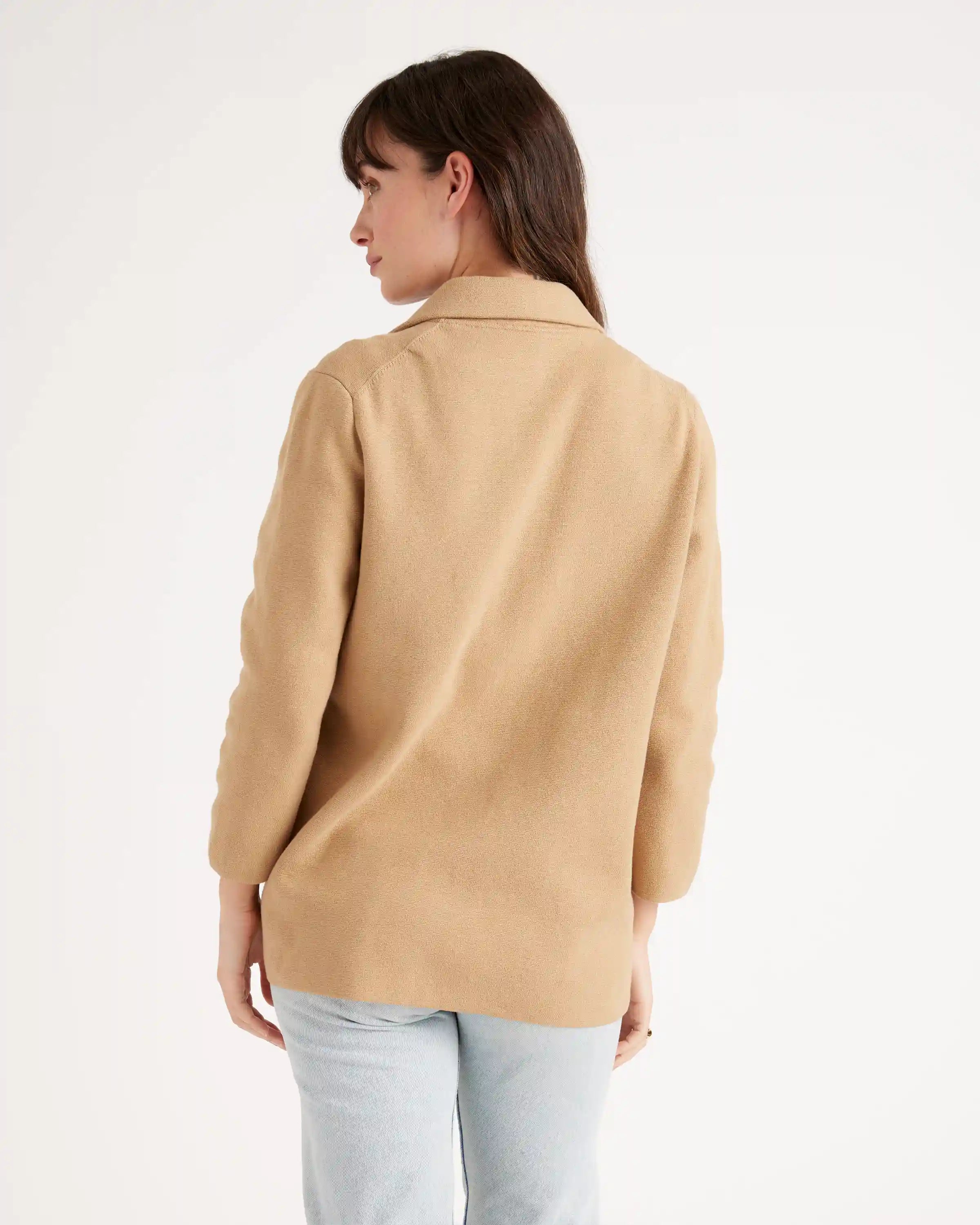 100% Organic Cotton Knit Blazer