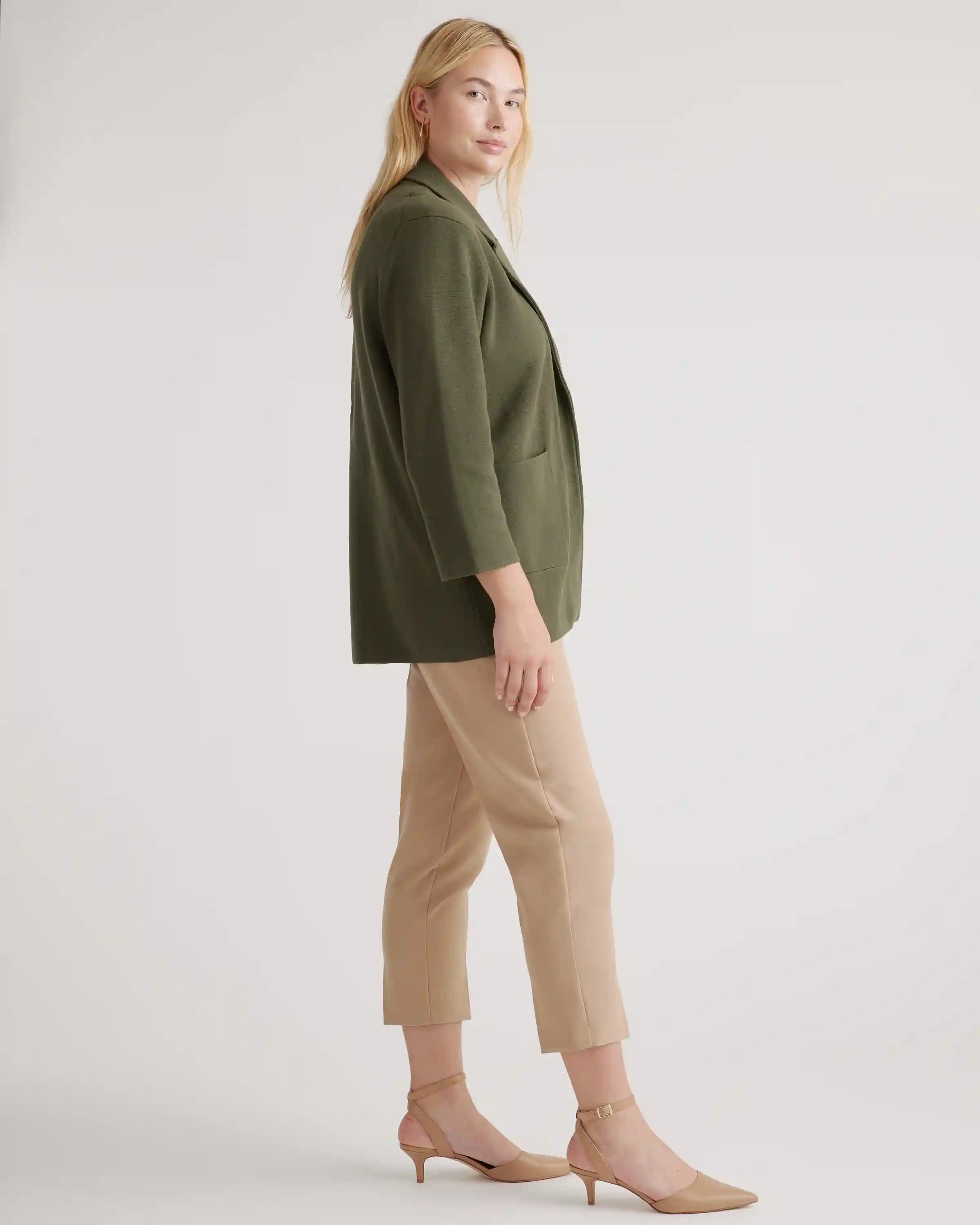 100% Organic Cotton Knit Blazer