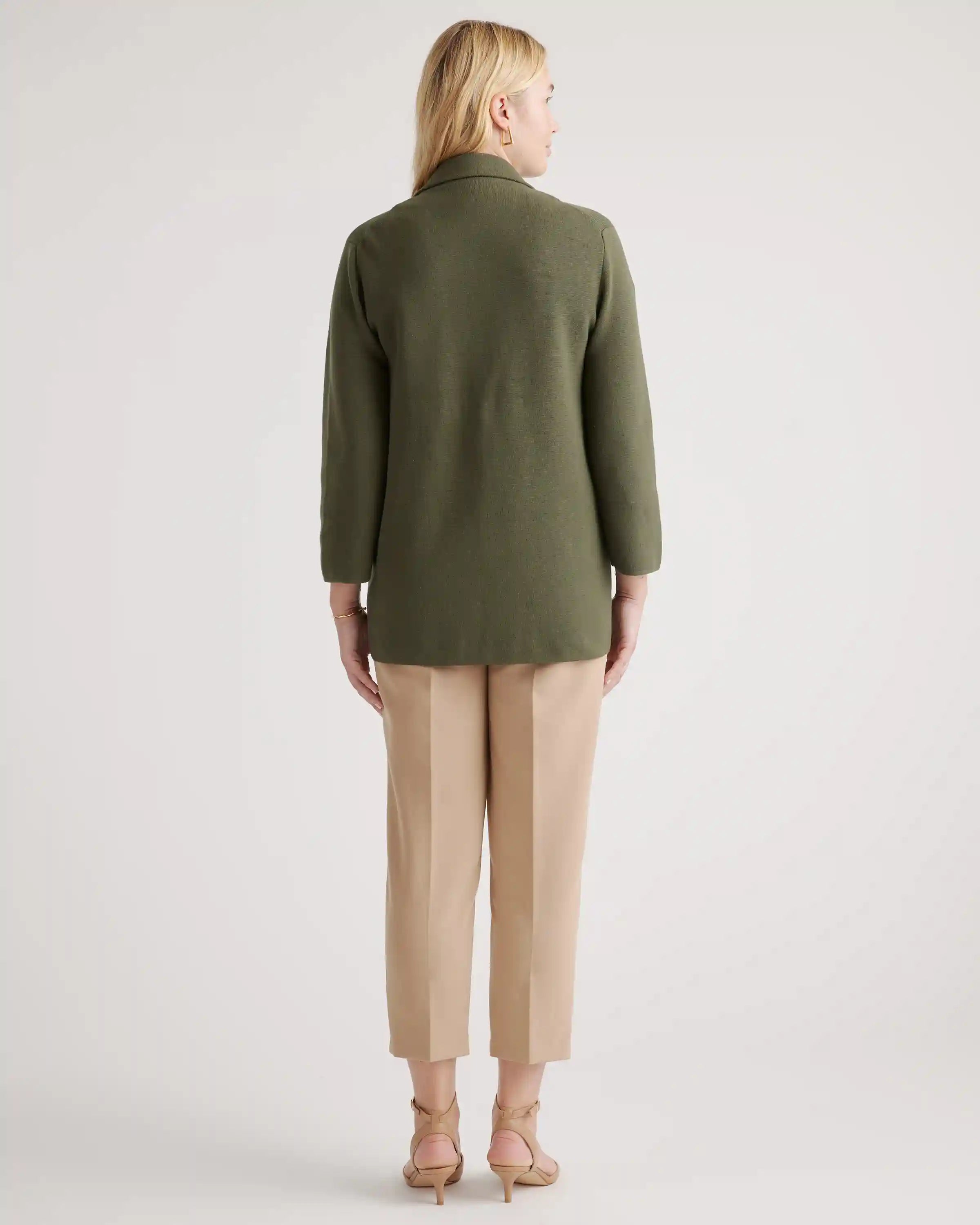 100% Organic Cotton Knit Blazer